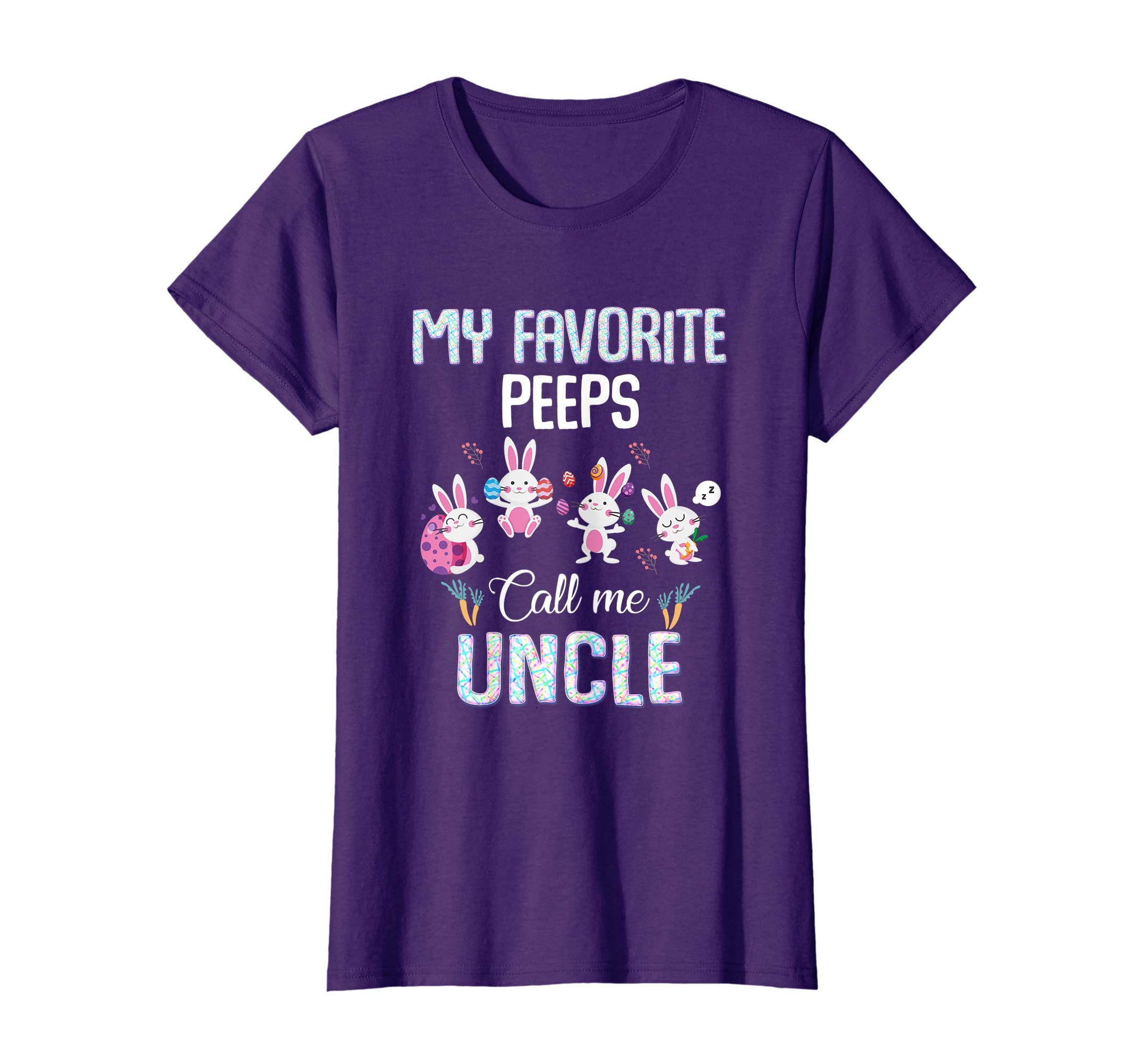 My favorite peeps call me Uncle T-shirt Easter Bunny Gift