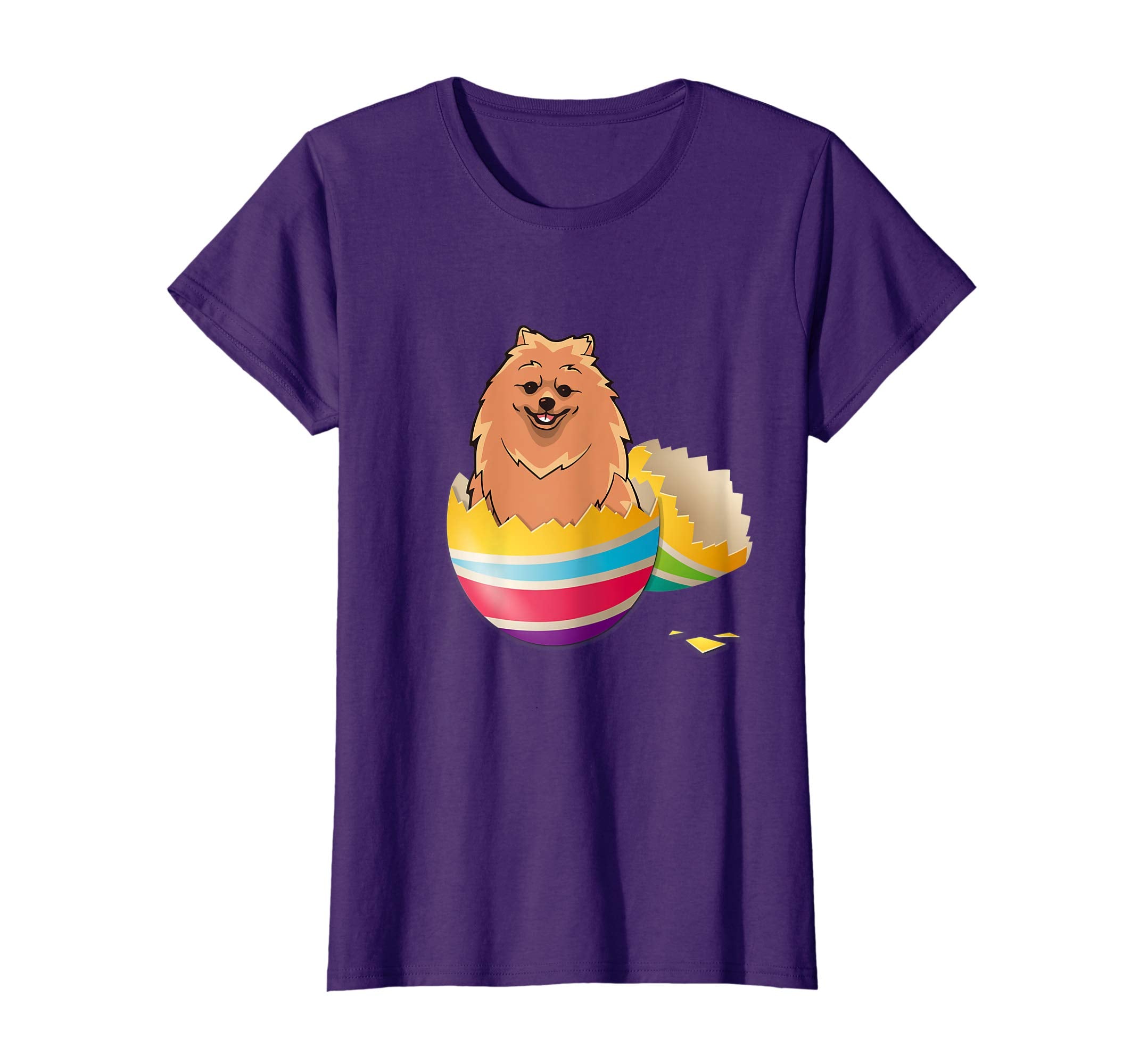 Pomeranian Hatching From Easter Egg Easter Day Shirt