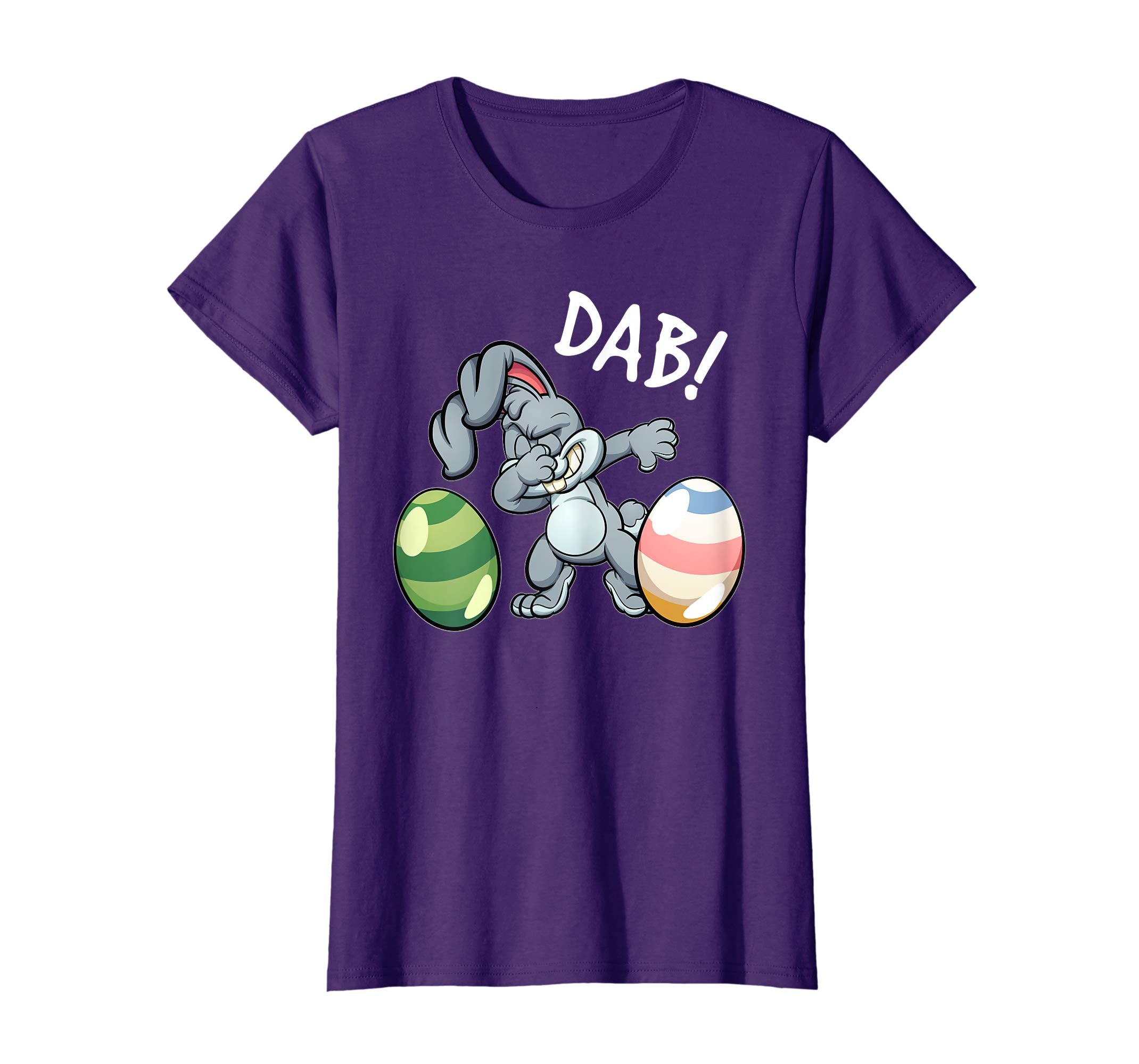 Easter Shirt For Kids Boys Girls Dabbing Easter Bunny Gift