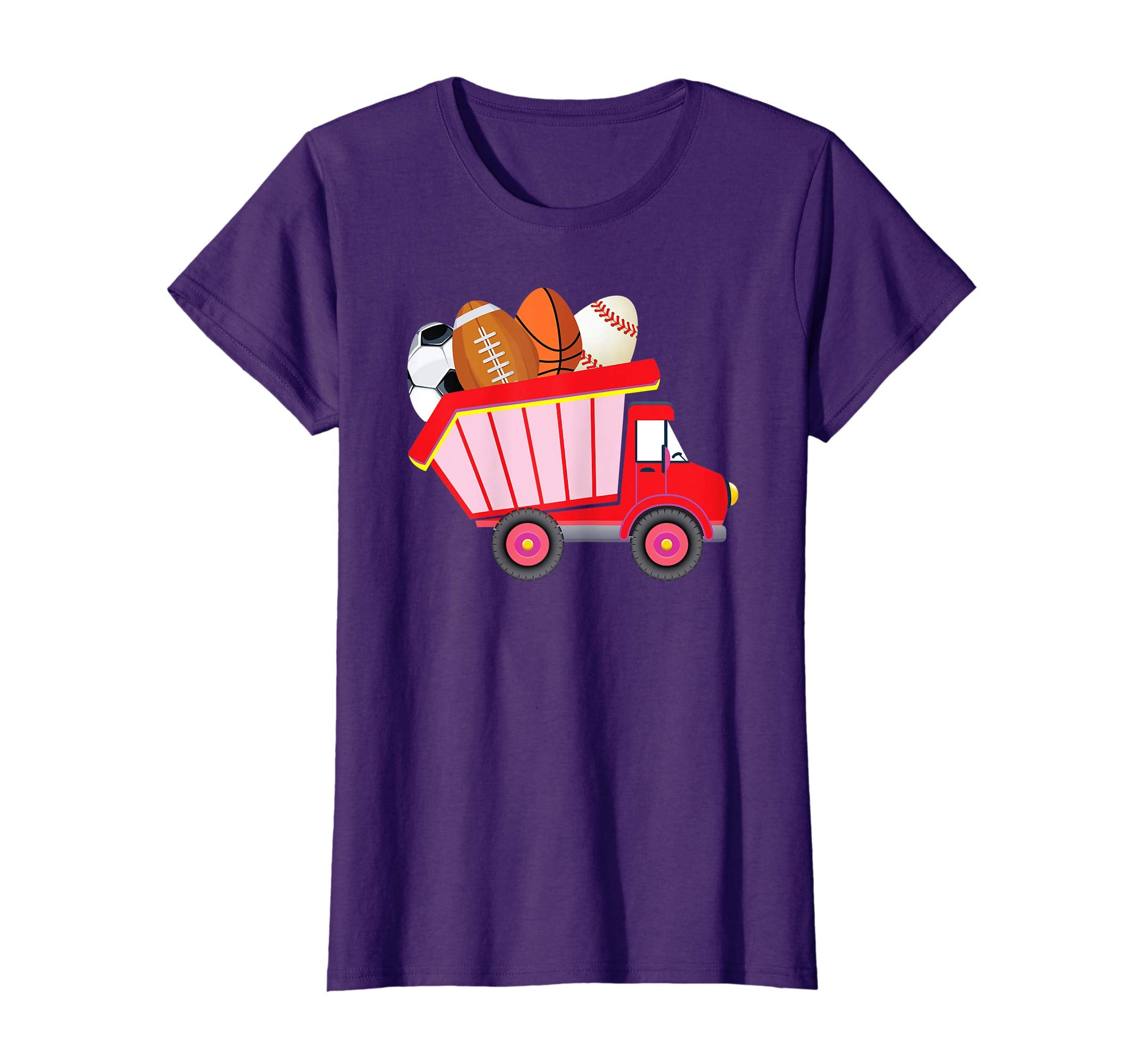 Dump Truck Loads Of Eggs Balls Easter Day Kids T-Shirt Egg