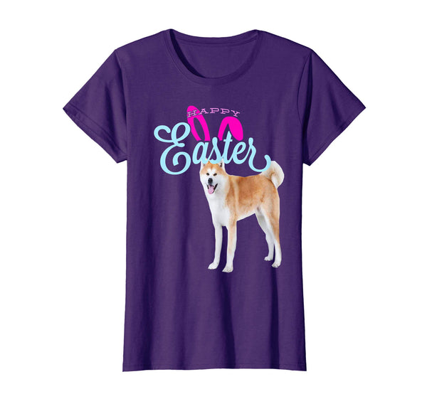 Easter Bunny Akita Tshirt Dog Men Women Gift Easter Day