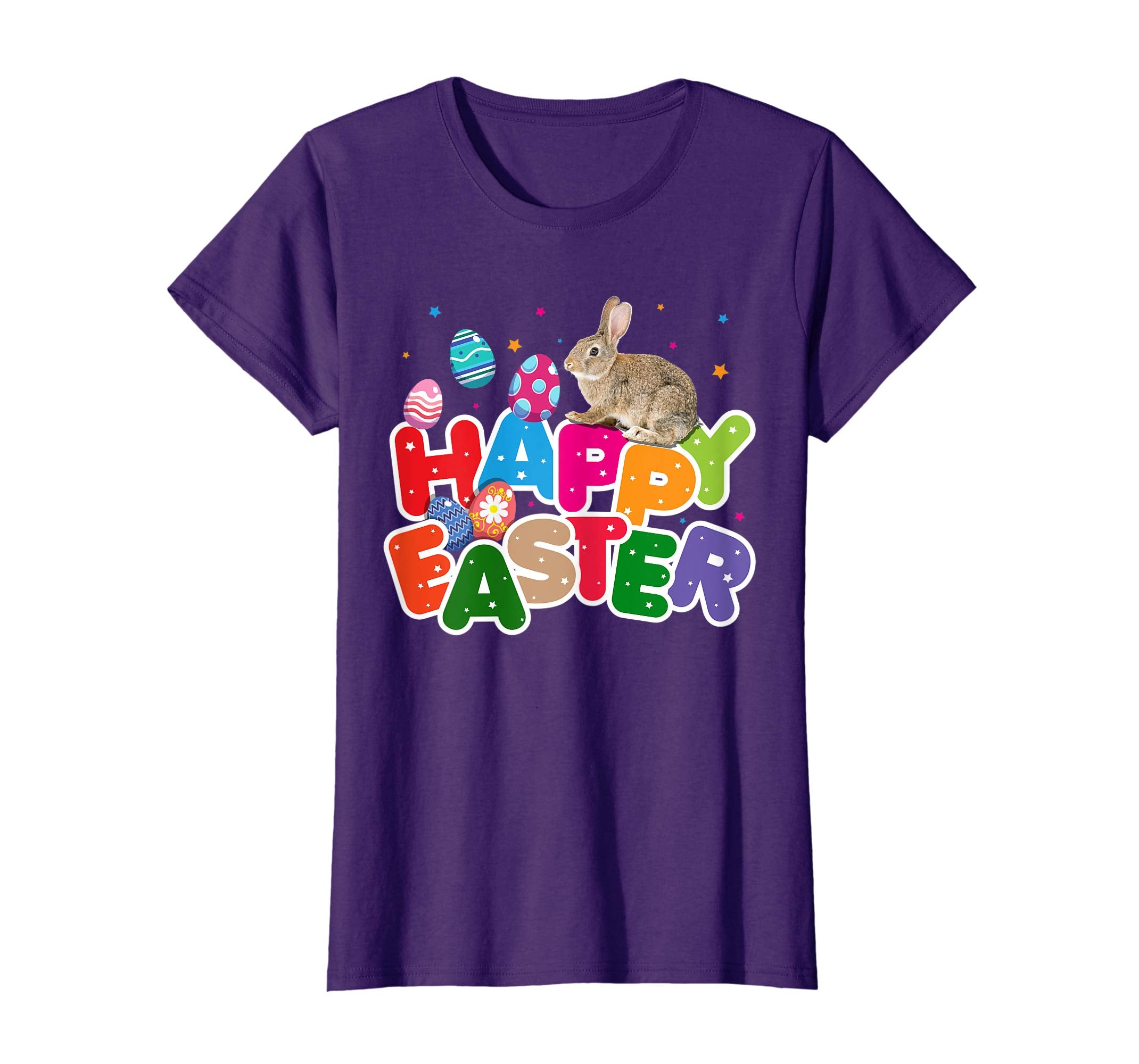 Cute Bunny Happy Easter Shirt - Easter Eggs Kids Gift