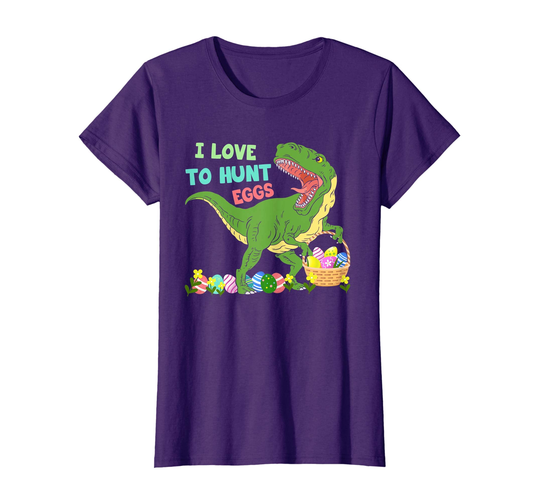 Easter Shirt Dinosaur T Rex Kids Boys Girls EGG Hunts