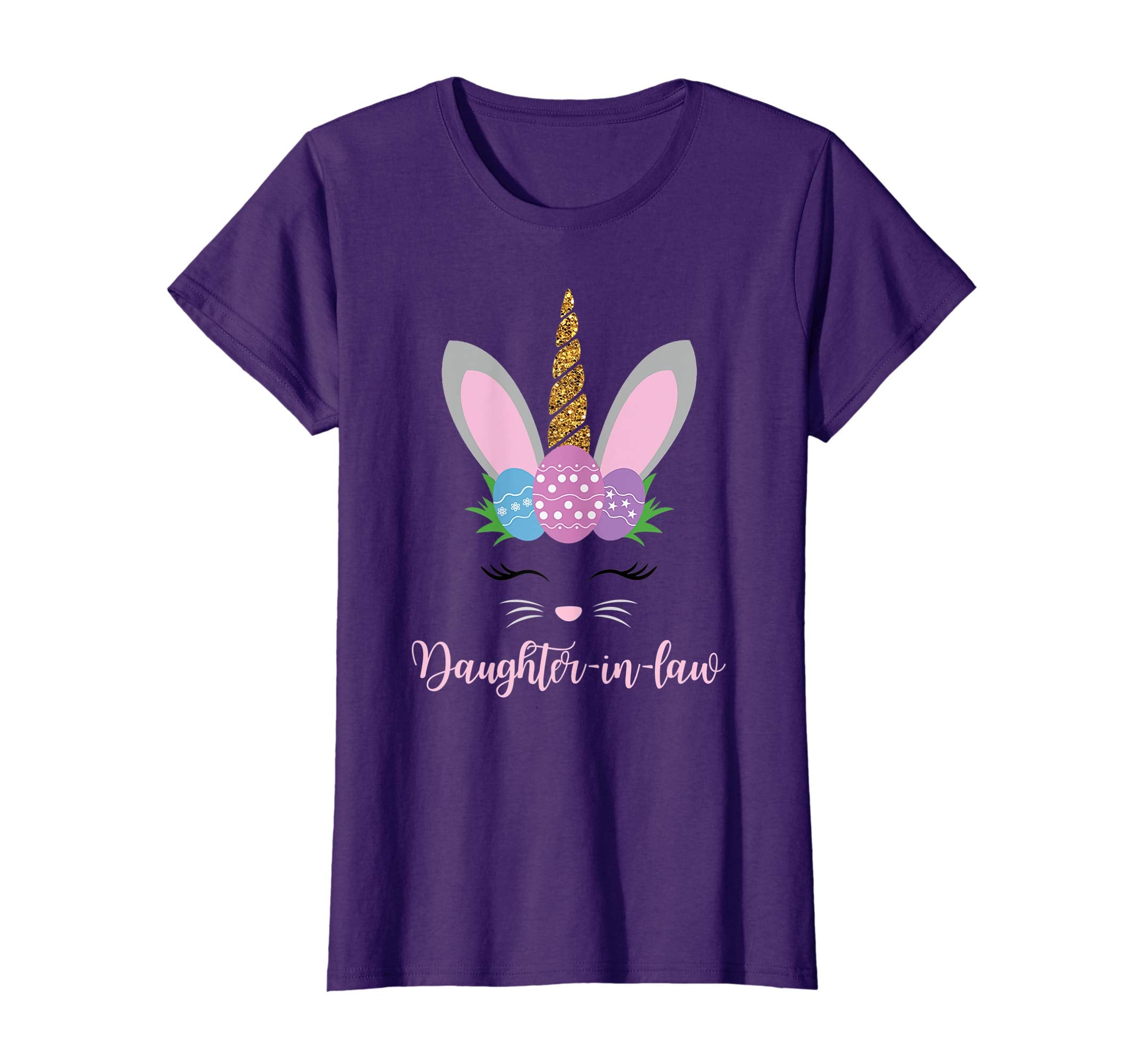 Daughter In Law Easter Bunny Unicorn Shirt Cute Bunnies Gift
