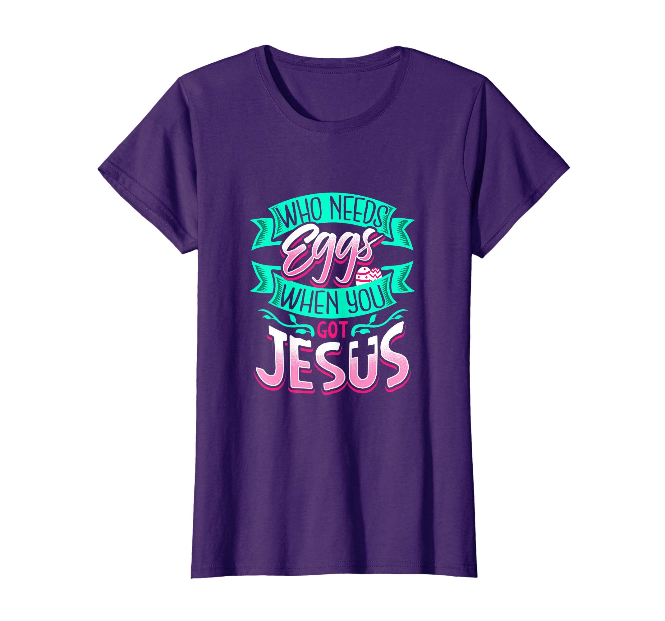 Easter Shirt Christian Got Jesus Cross Colorful Eggs Tshirt