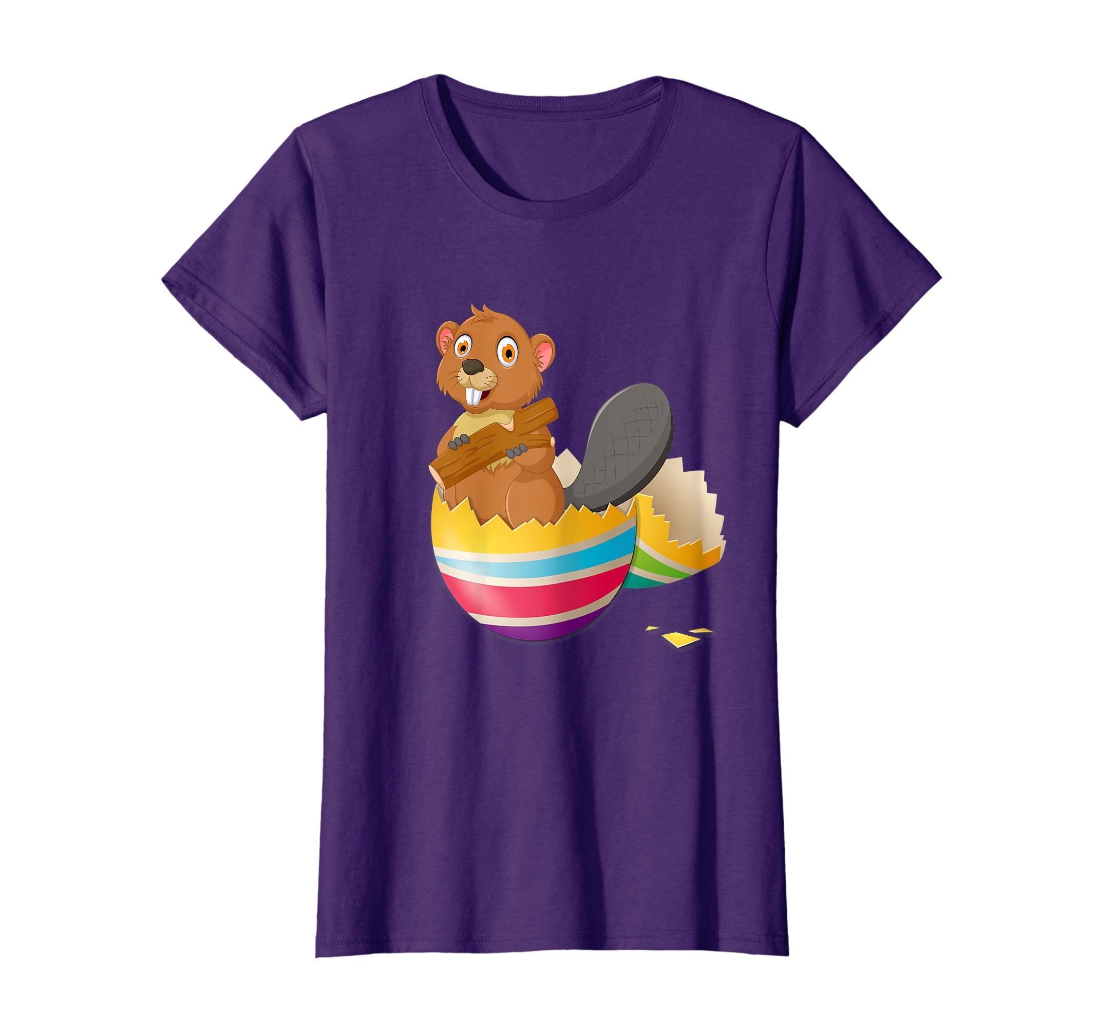 Baby Beaver Hatching From Easter Egg Easter Day Shirt