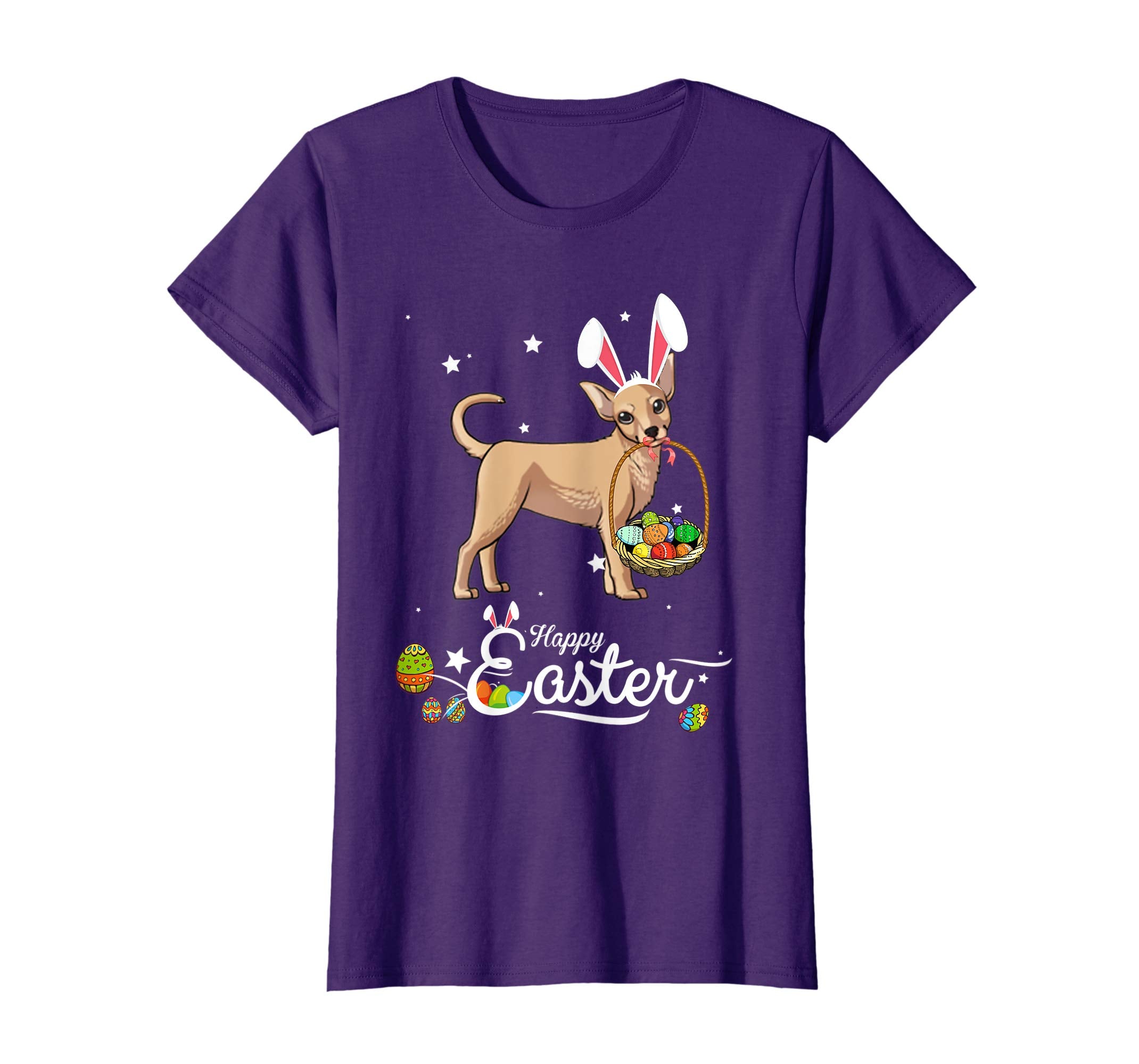 Chihuahua Dog With Bunny Hat Easter Costume T Shirt