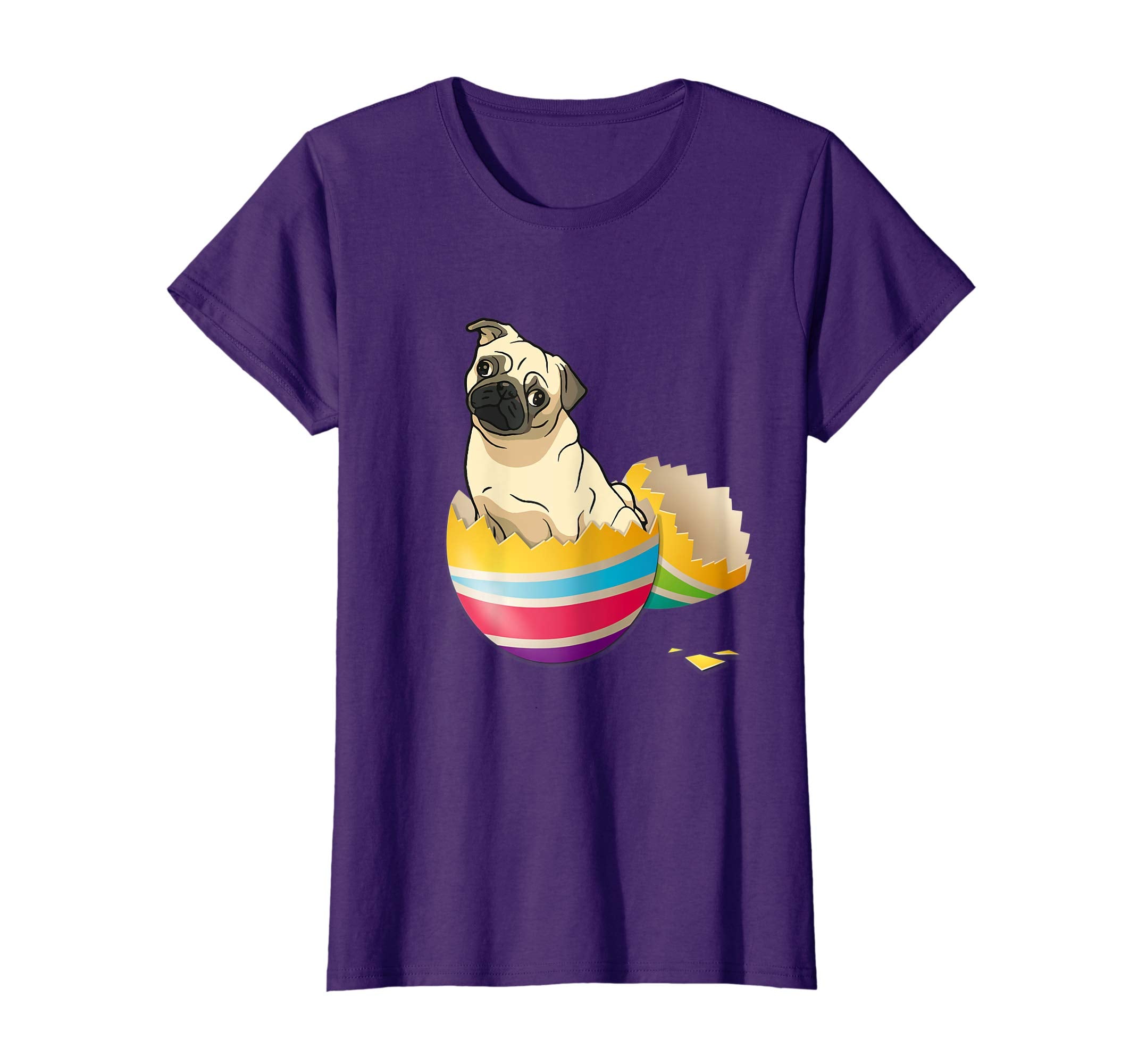 Pug Hatching From Easter Egg Easter Day Shirt