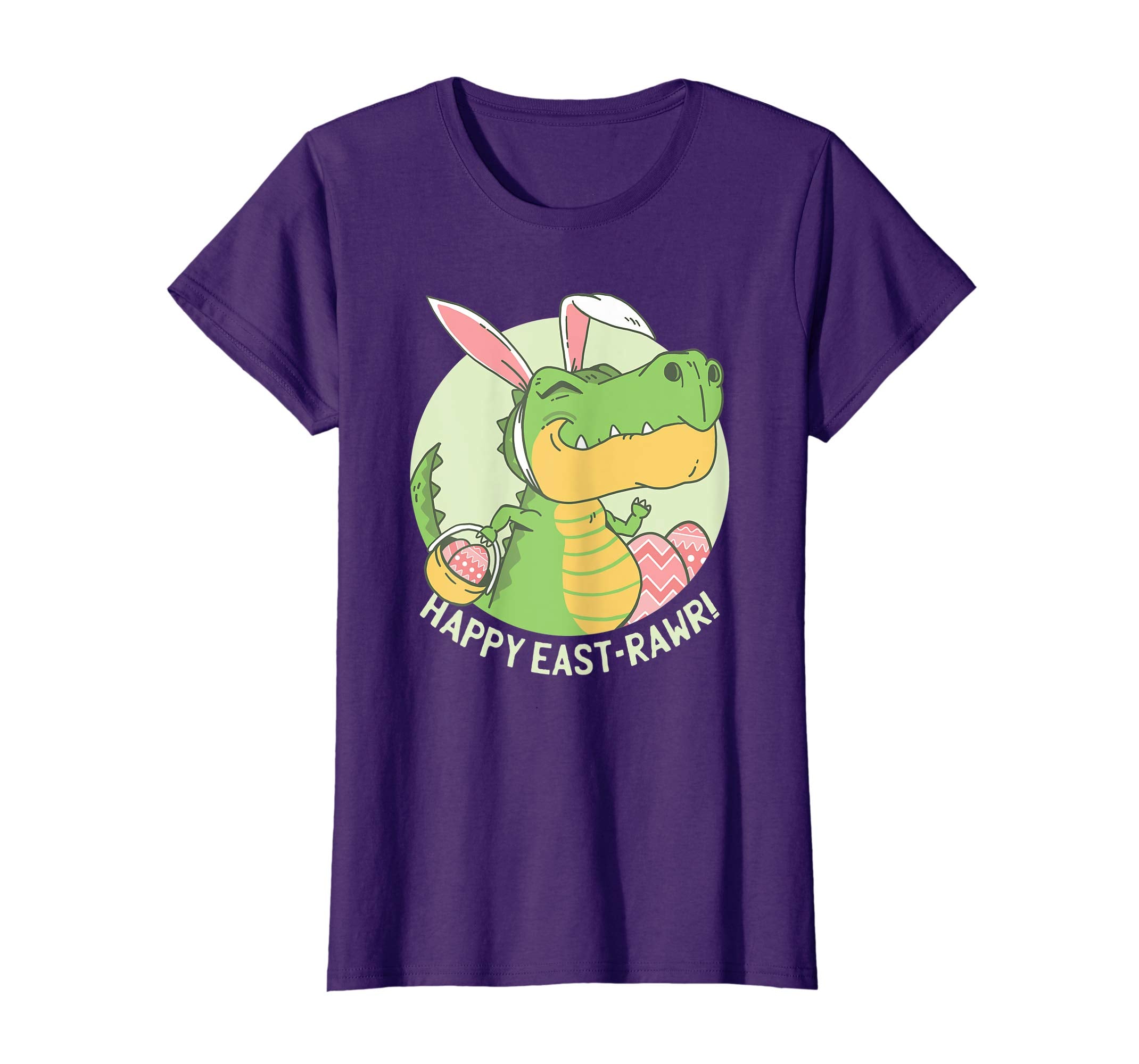 Funny Easter T-Rex Dinosaur T Shirt Gift for Kids, Men Women