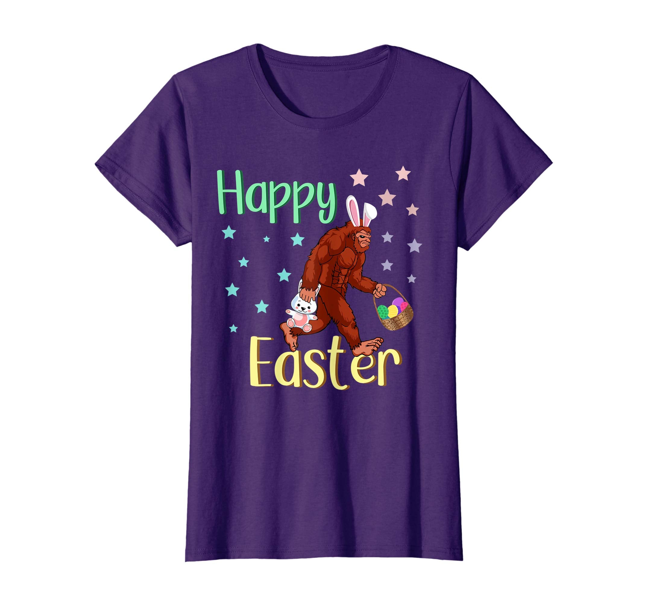 Easter Bigfoot Sasquatch Shirt Bunny Egg Hunting Gift Tee