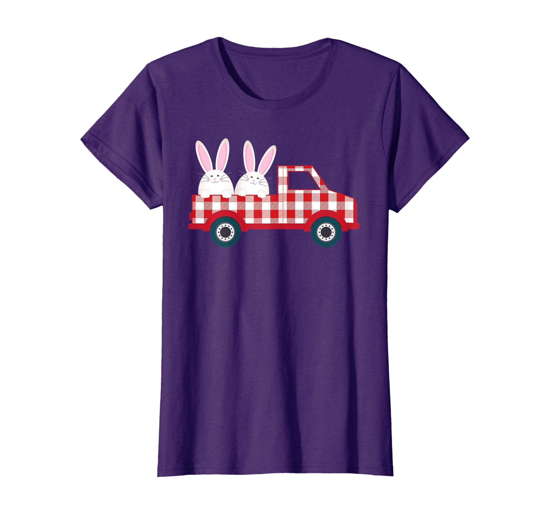 Pickup Car Truck Carying Bunny Easter Day T-Shirt Egg Hunt