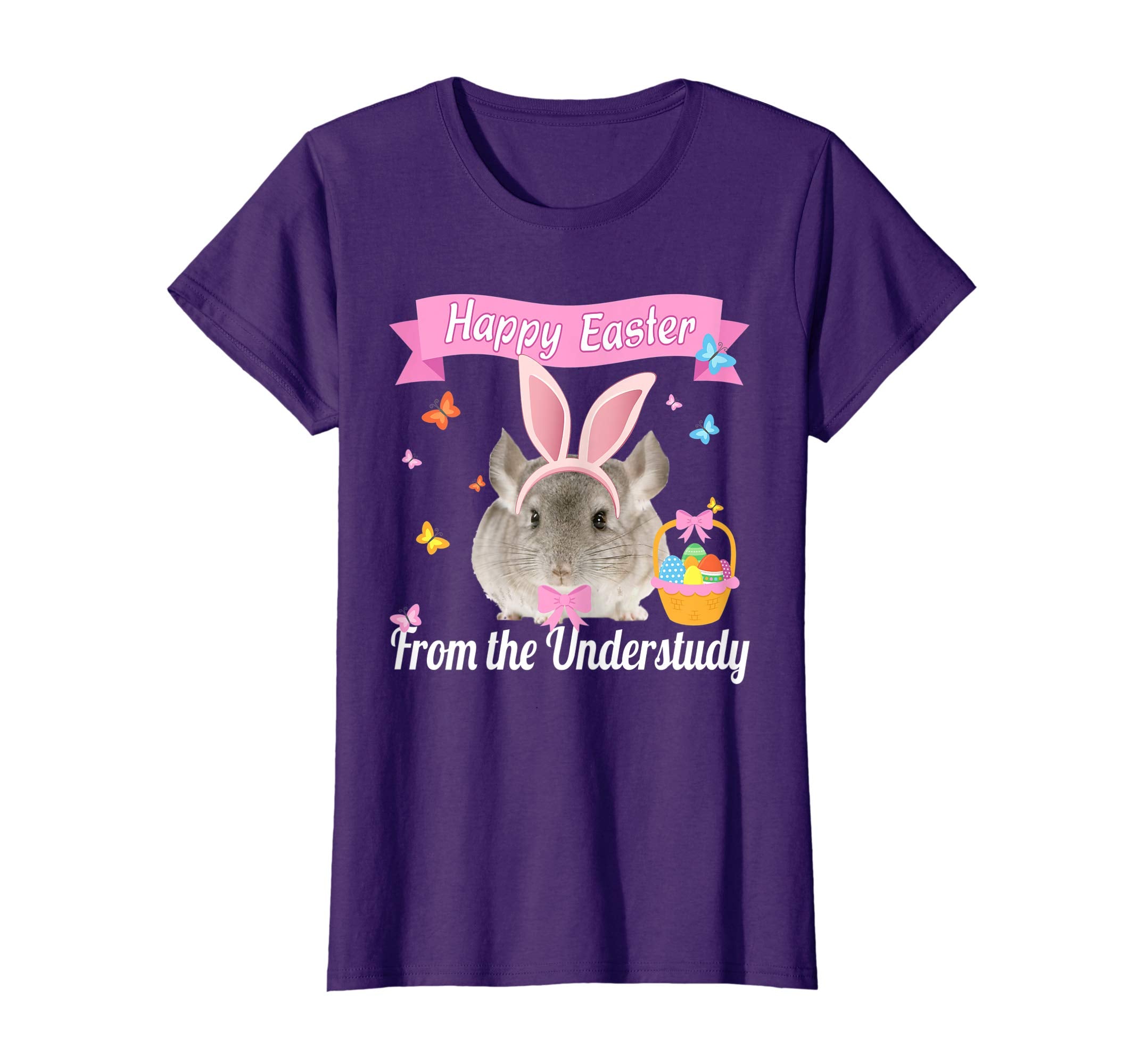 Easter Bunny Tshirt Girls Funny Chinchilla Understudy