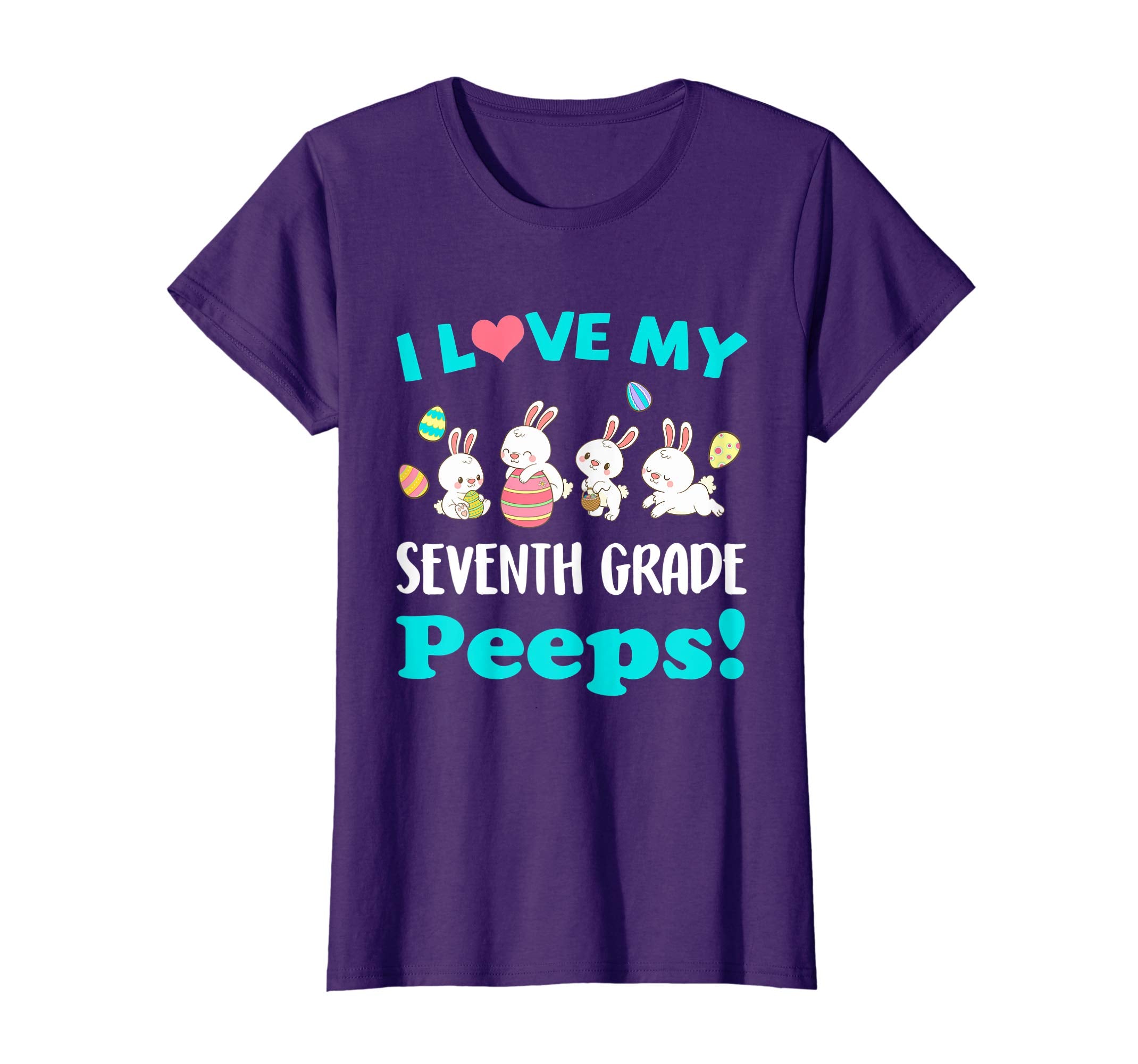 I Love My Seventh Grade Peeps Easter Day T-Shirt