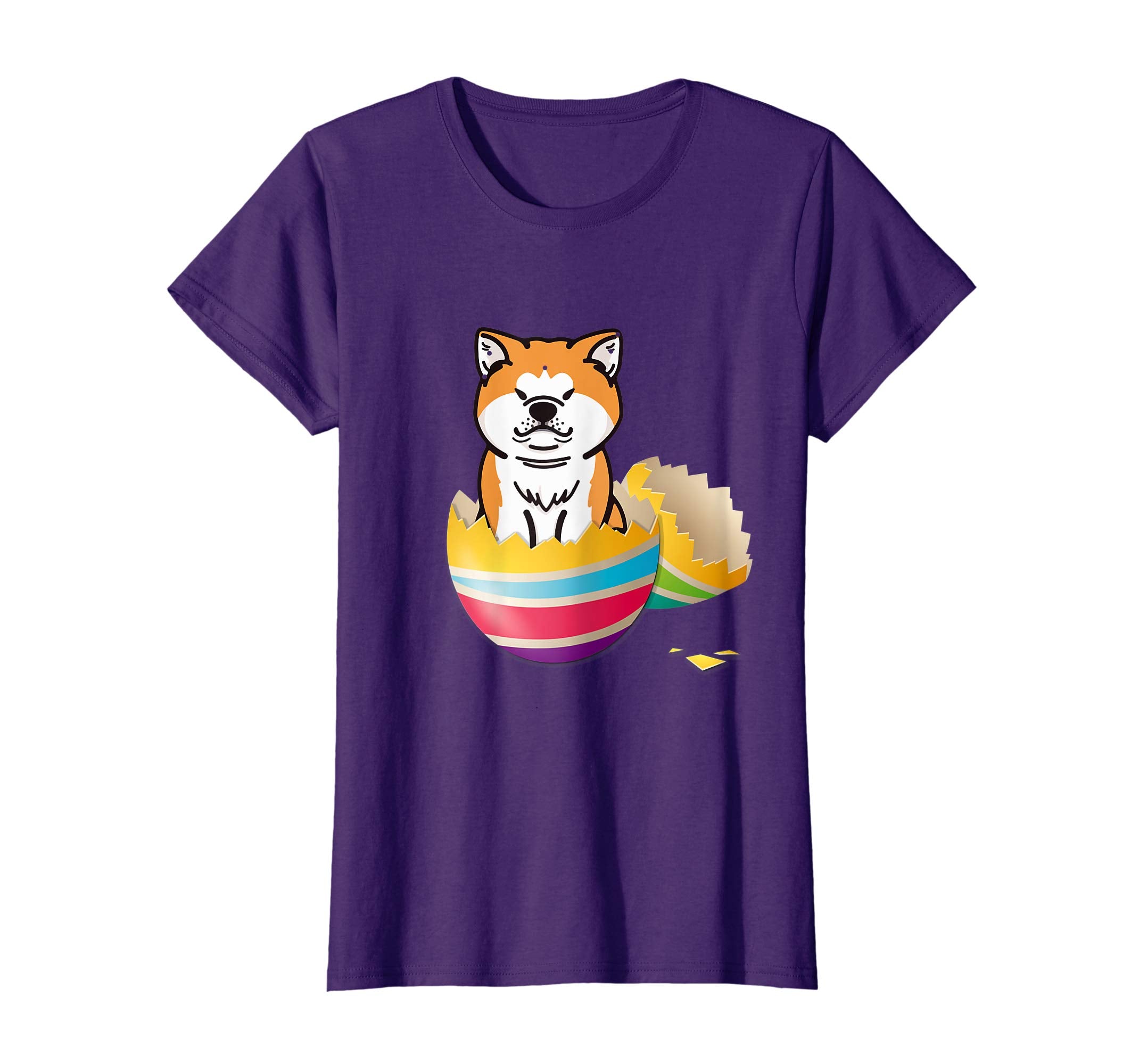 Akita Hatching From Easter Egg Easter Day Shirt