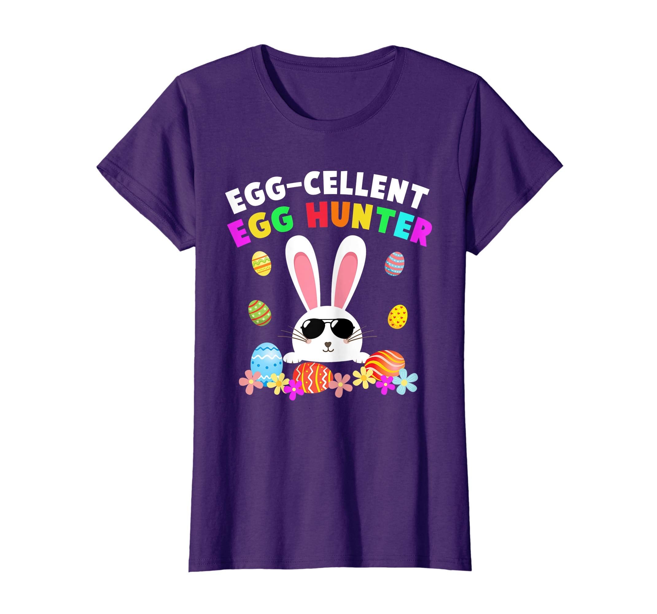 Egg-cellent Egg Hunter Easter T-Shirt Boys Girls Bunny Gift