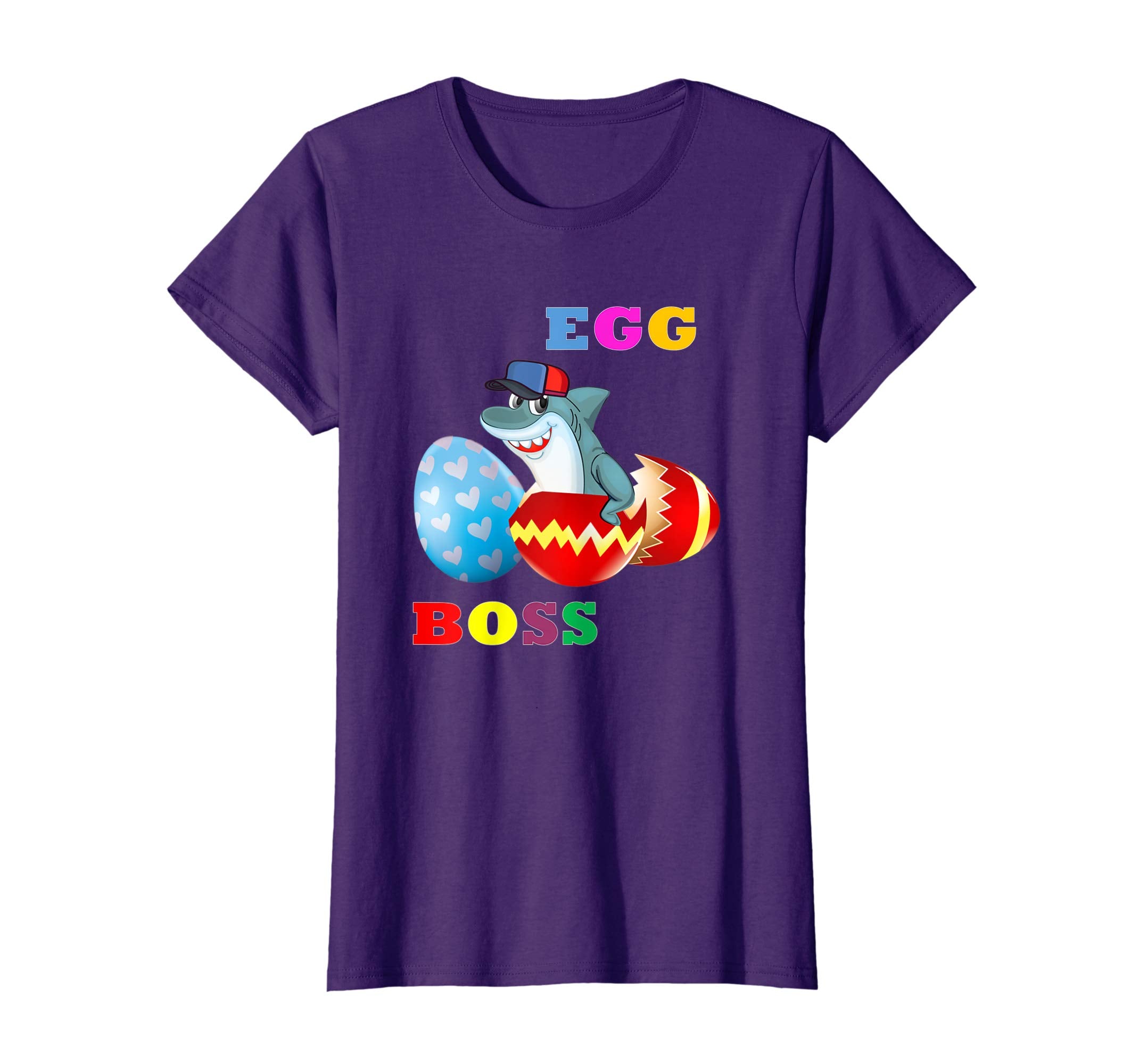 Easter Shark Shirt For Kids Boys Girls Cute Easter Shark Egg