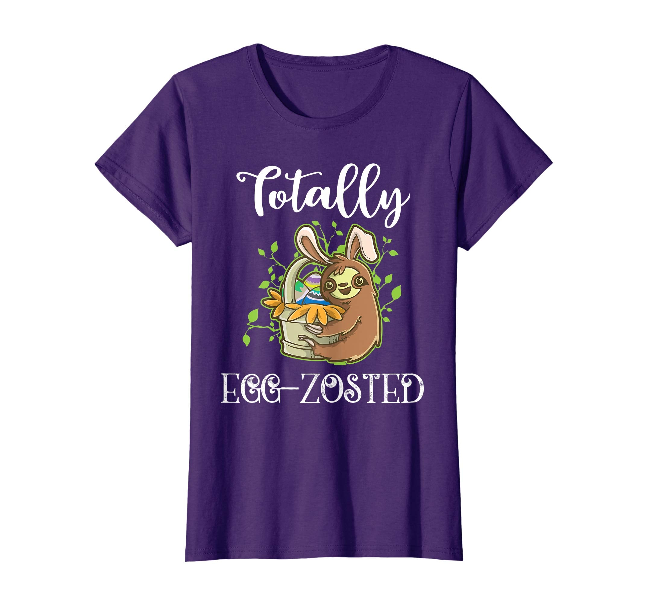 Sloth Easter T-Shirt For Lazy Tired People Adult Humor Gift