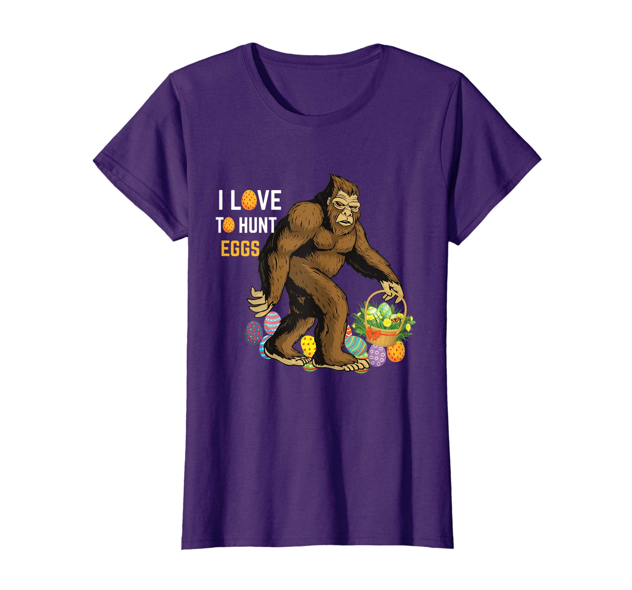 Easter Shirt Bigfoot Kids Boys Girls EGG Hunts