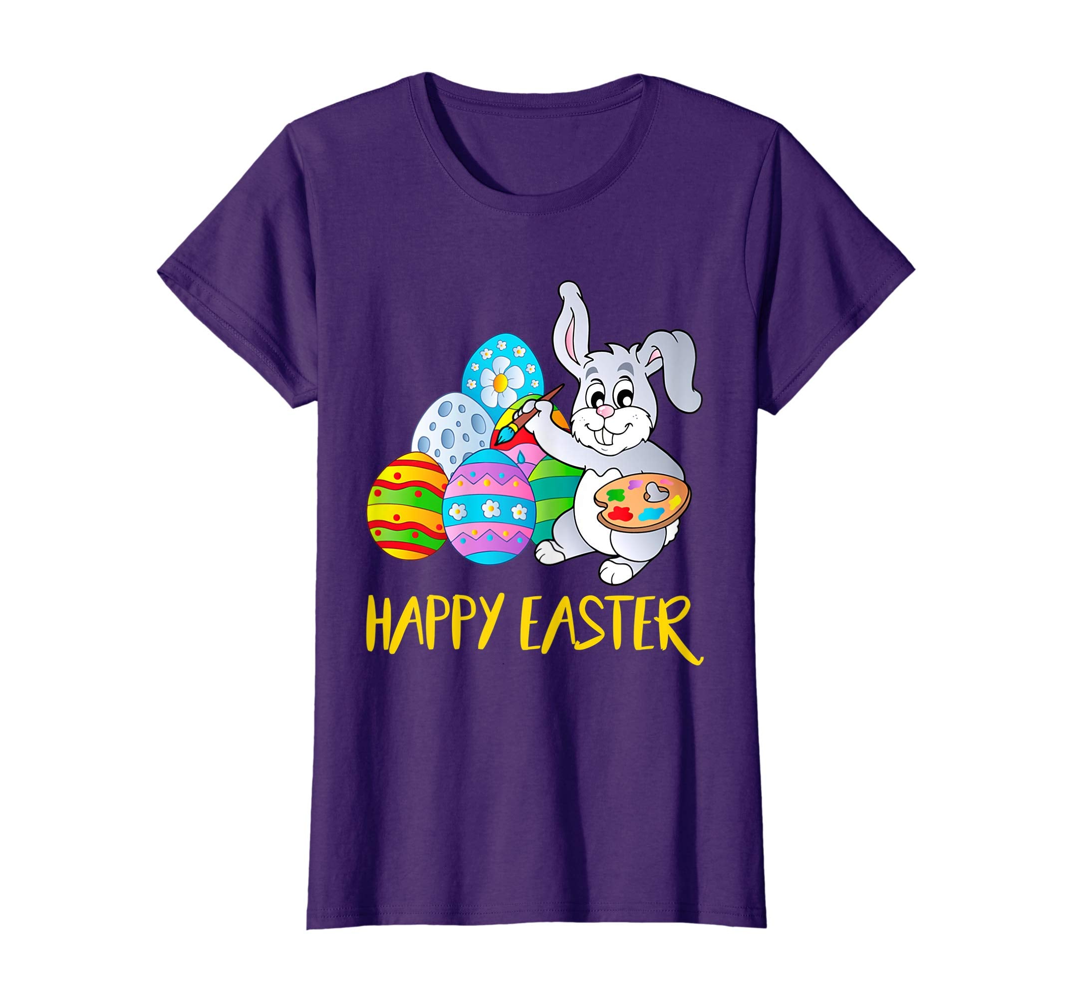 Happy Easter Shirt Colorful Eggs Tee