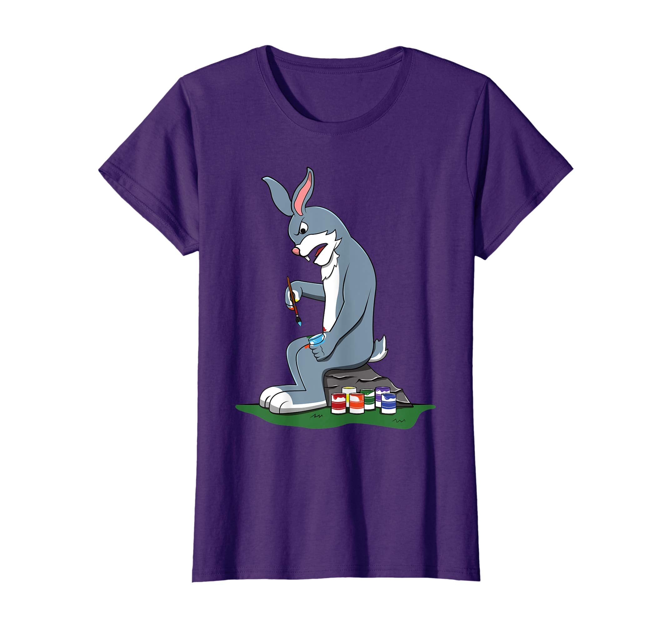 Funny Easter Bunny Shirt Rabbit Pun Cute Colored Eggs Quote