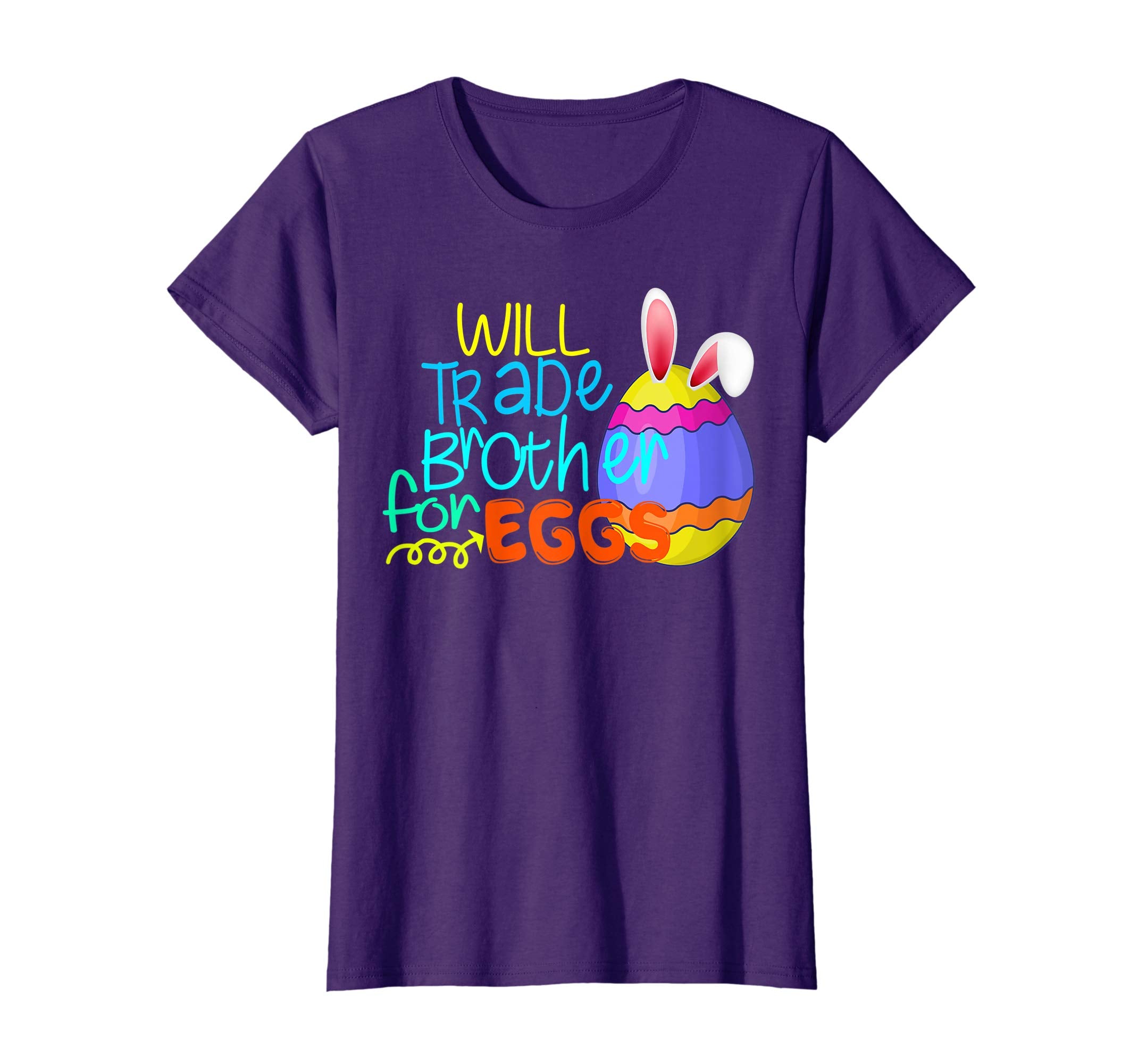 Will trade brother for eggs Funny Easter Kid Tee Shirt