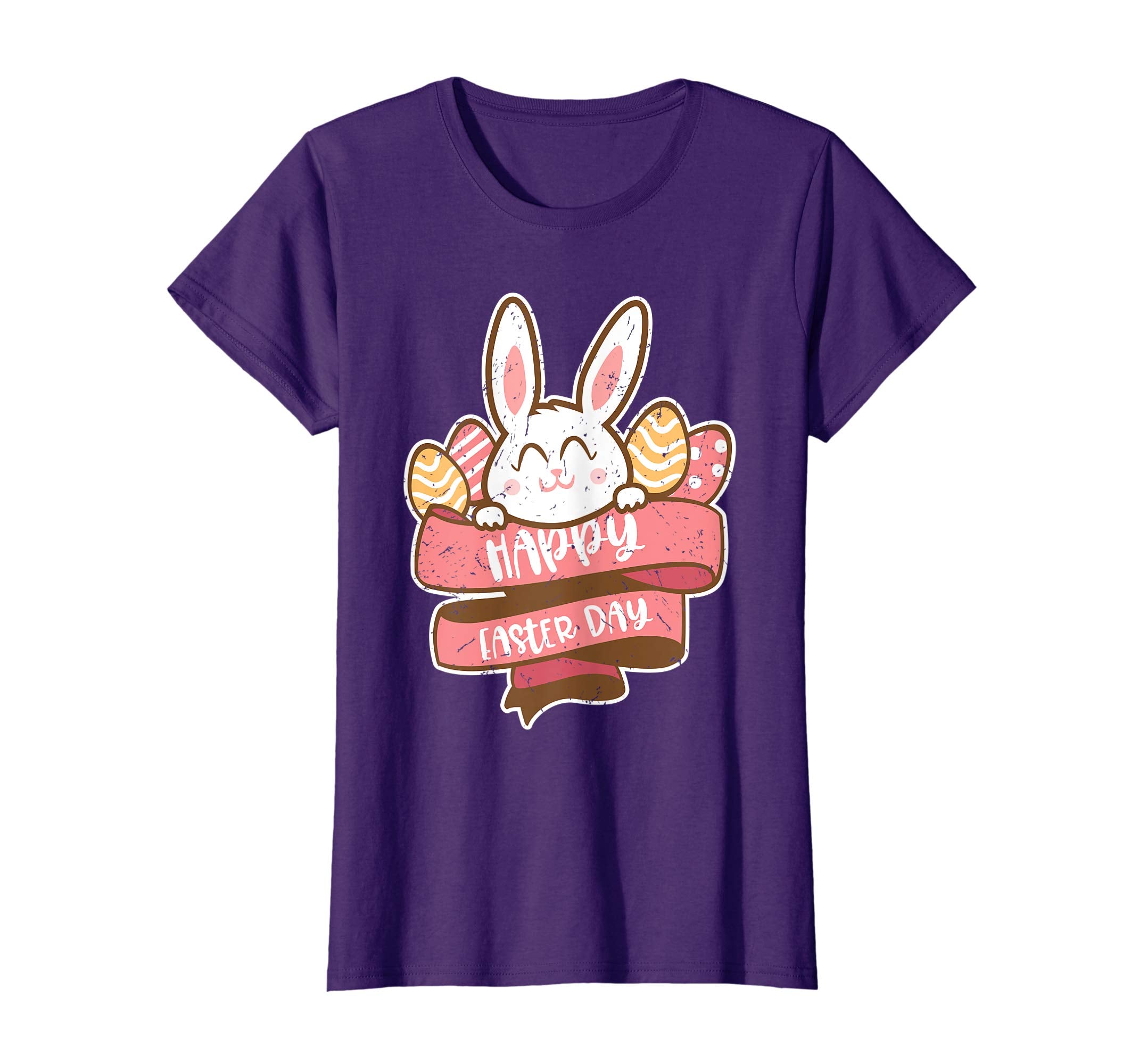 Happy Easter Cute Bunny Eggs Celebrate Christian T-Shirt