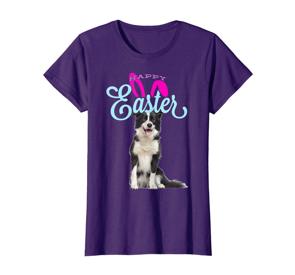 Easter Bunny Border Collie Tshirt Dog Men Women Gift