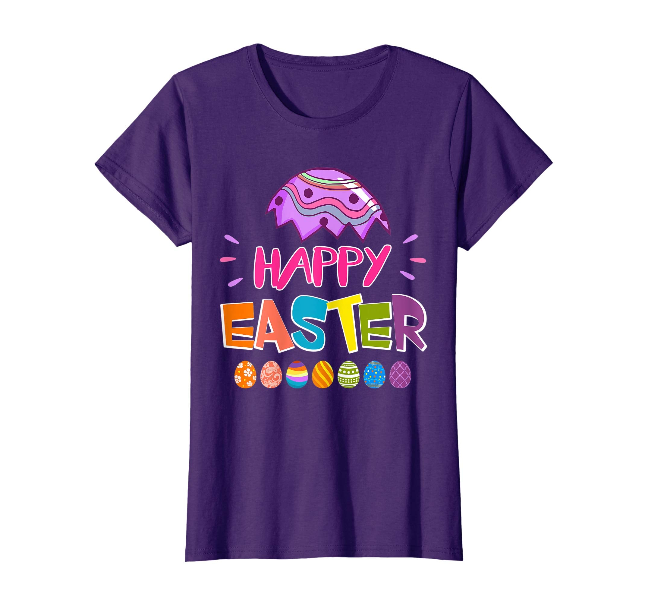 Happy Easter T-Shirt Funny Easter Eggs Novelty Shirt Gift