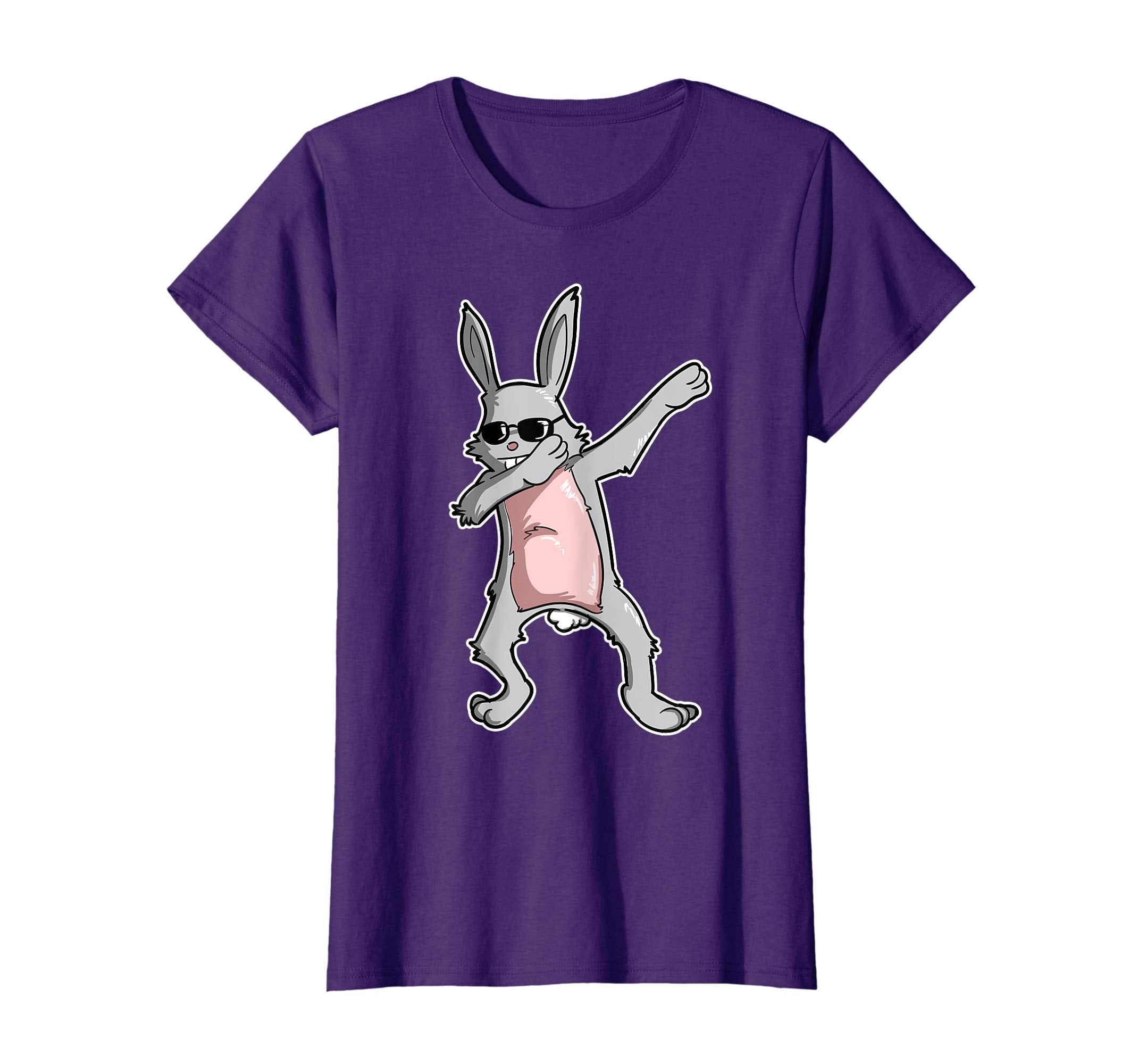 Easter Shirt For Boys Girls Cool Dabbing Rabbit