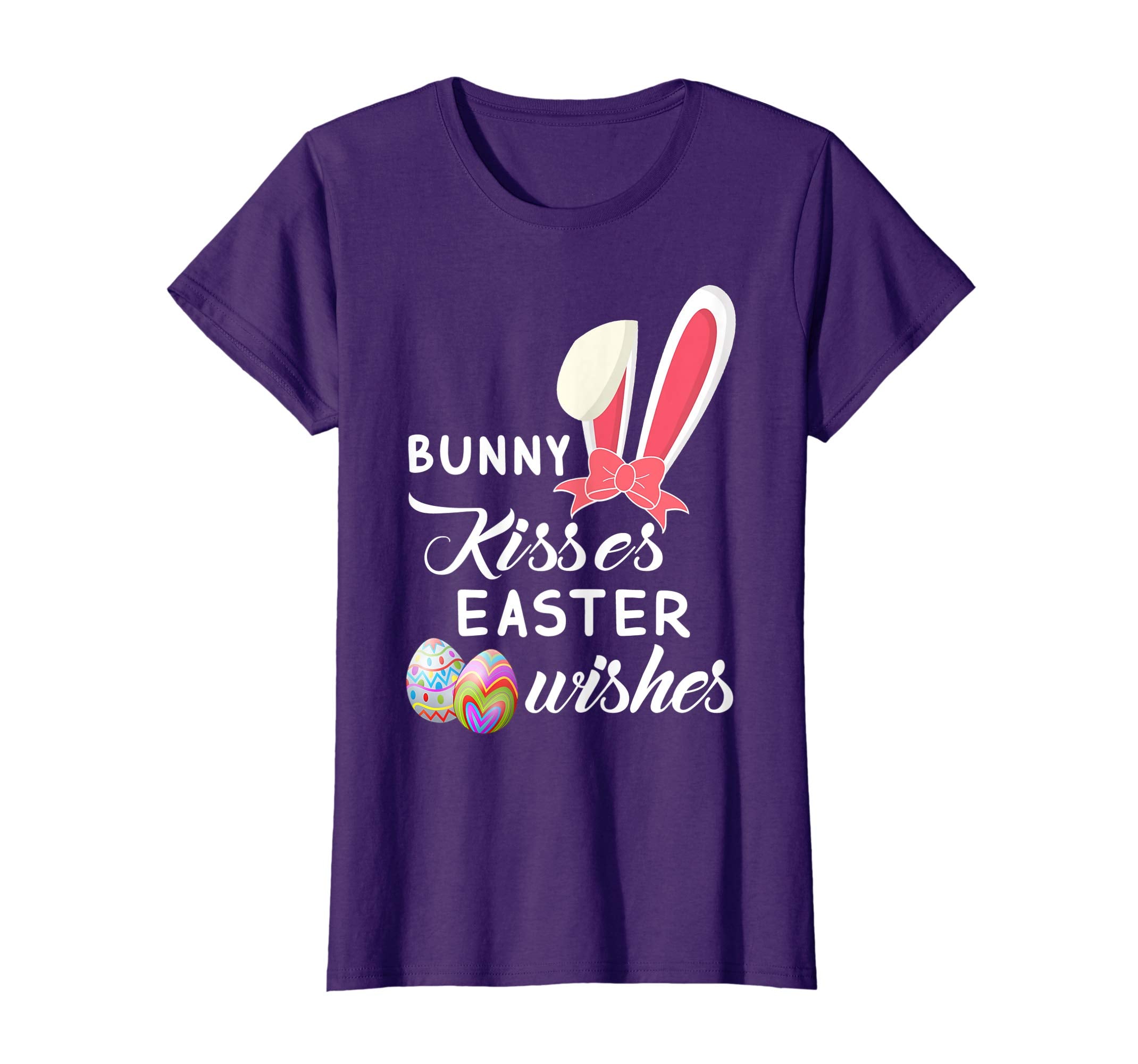 Bunny kisses Easter wishes Funny Rabbit Easter T Shirt