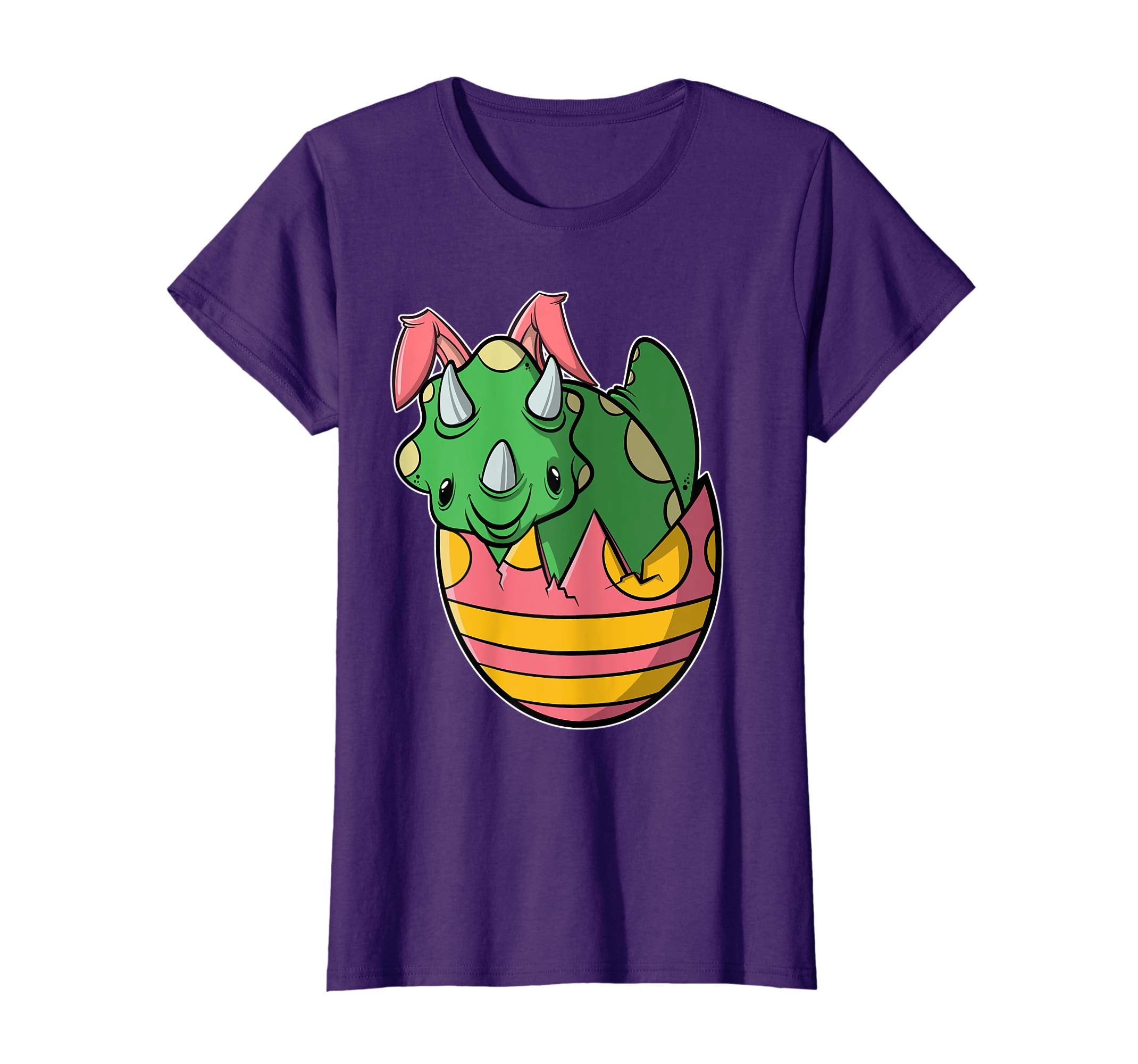 Dinosaur Bunny Easter T Shirt for Boys, Girls, &amp; Adults