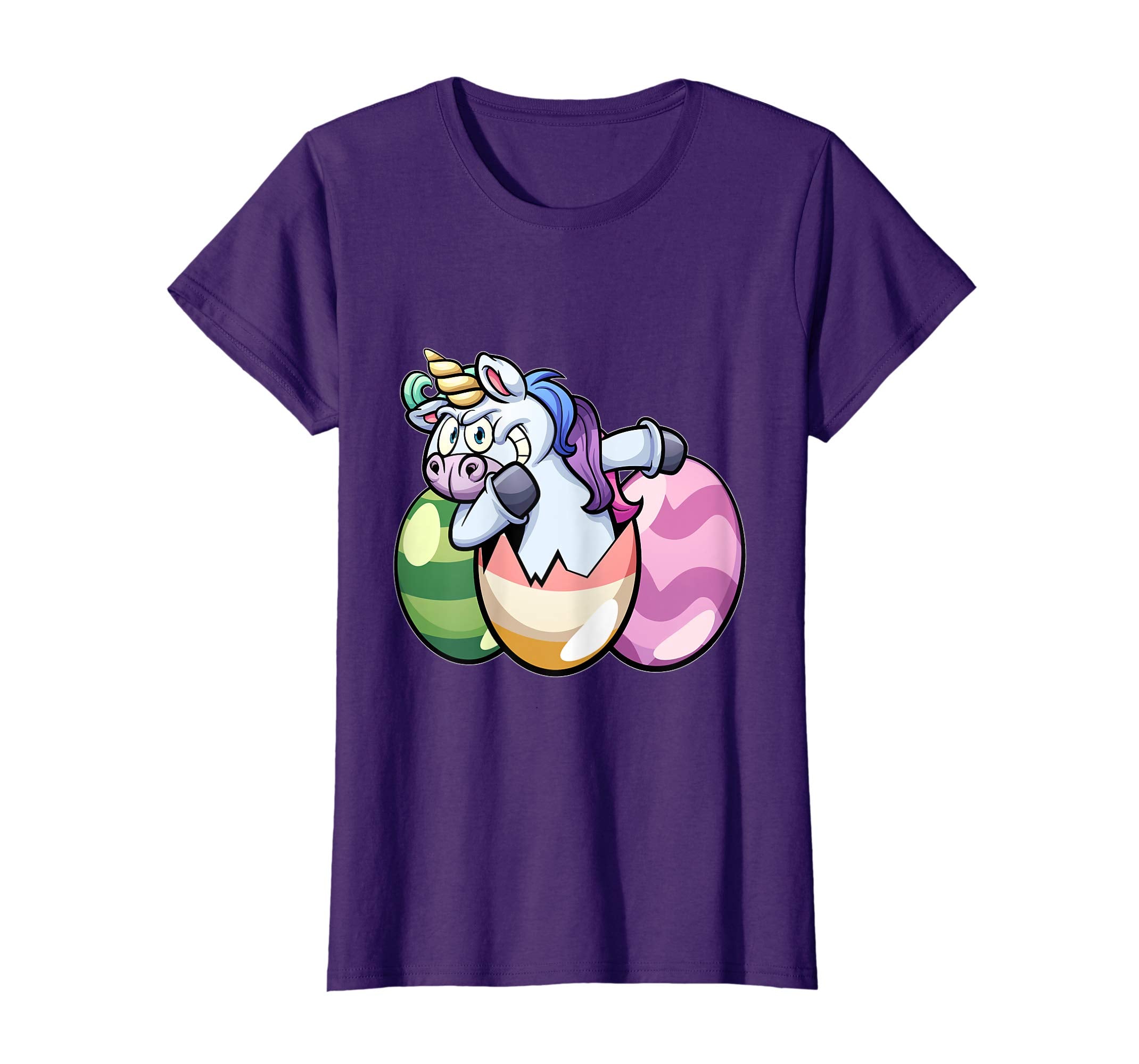 Easter Shirts For Kids Girls Dabbing Unicorn Shirt Gift