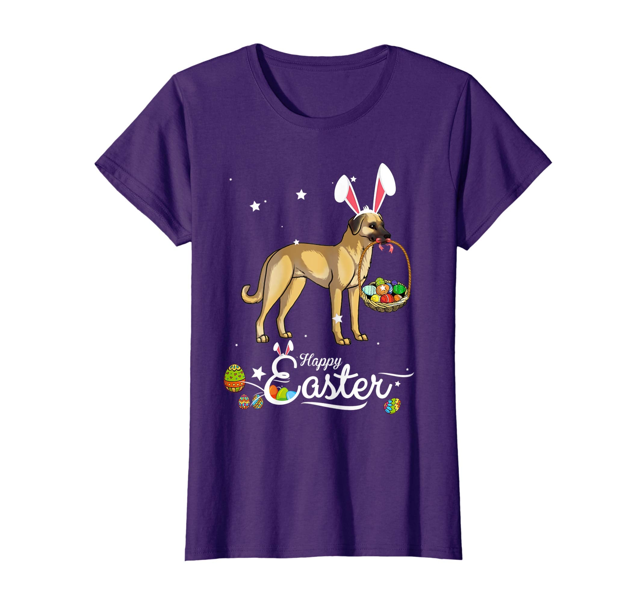 Anatolian Shepherd Dog With Bunny Hat Easter Costume T Shirt