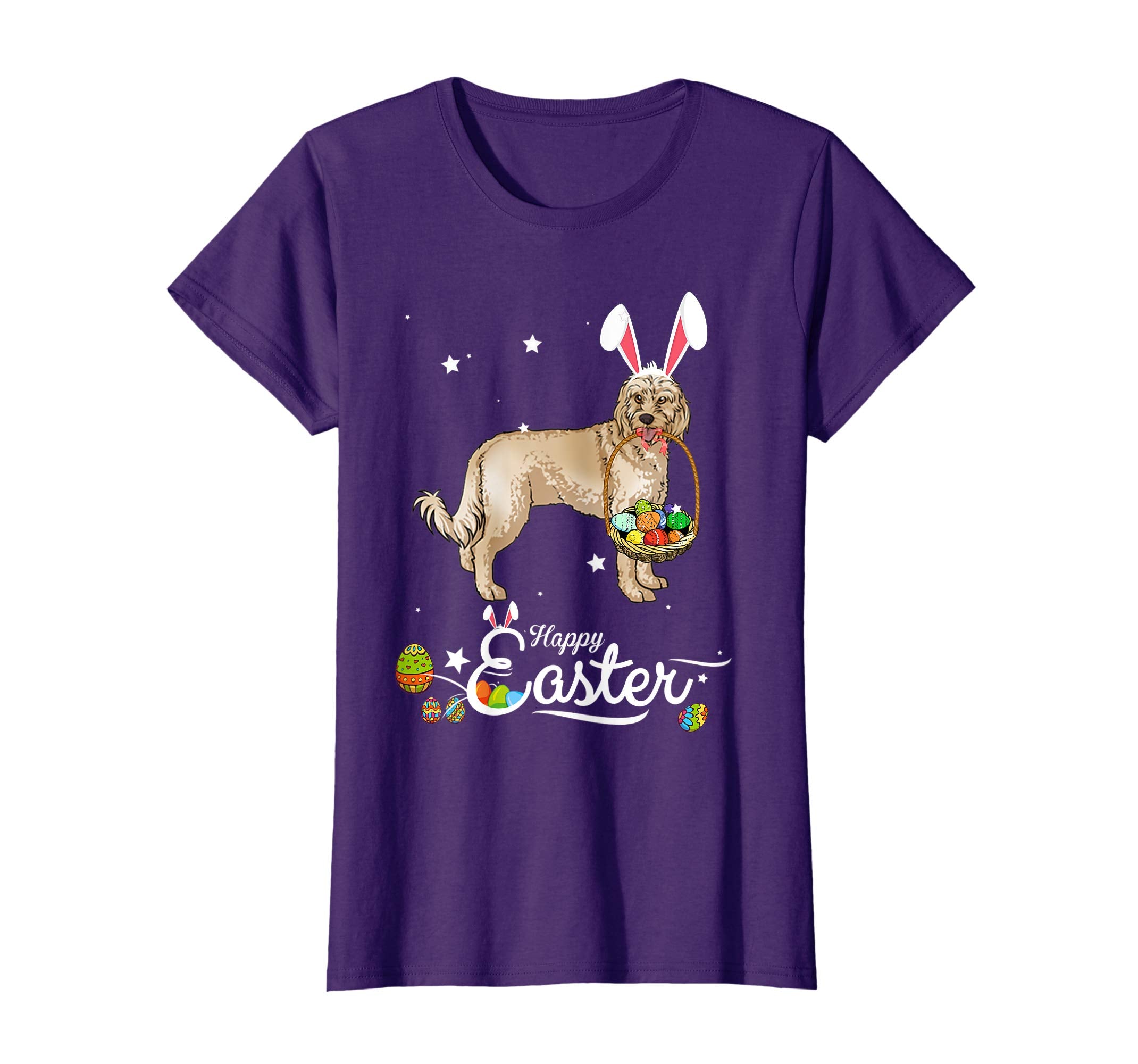 Cockapoo Dog With Bunny Hat Easter Costume T Shirt