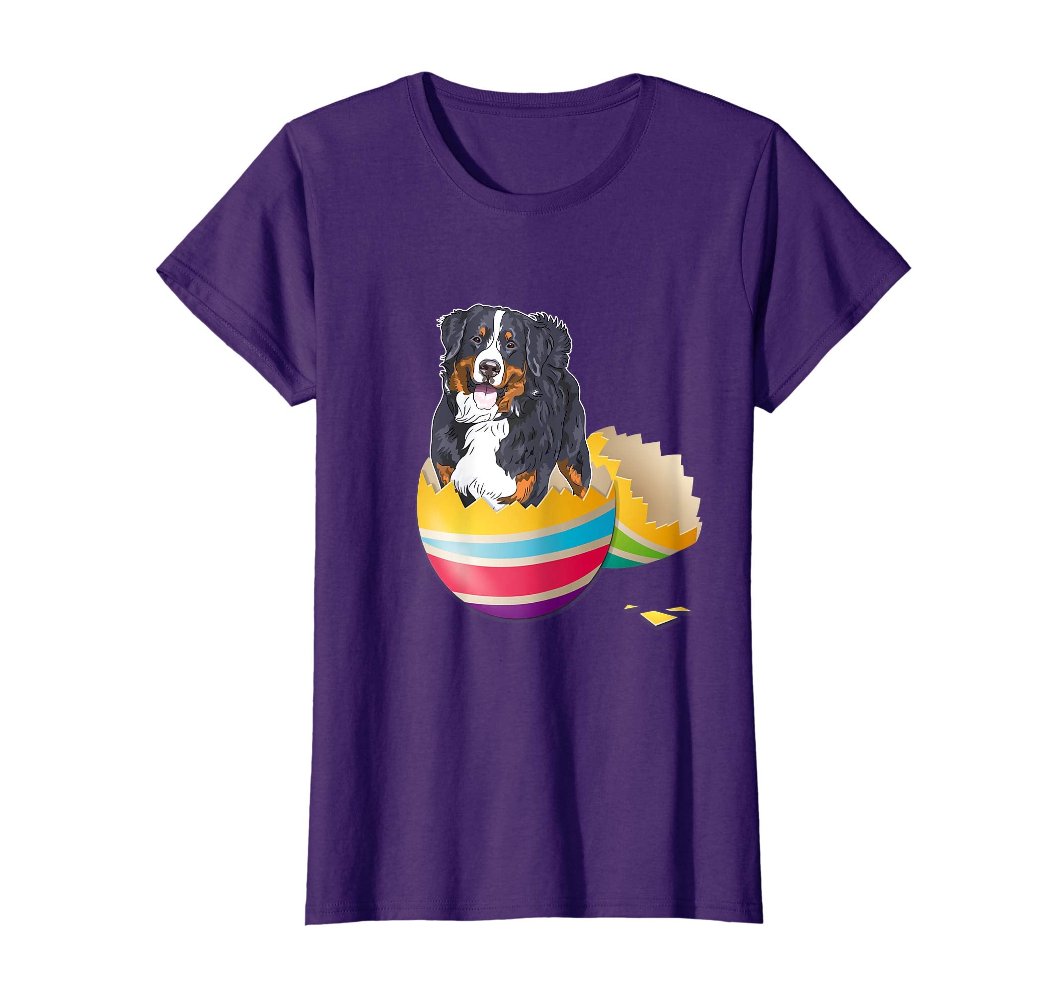 Bernese Mountain Hatching From Easter Egg Easter Day Shirt
