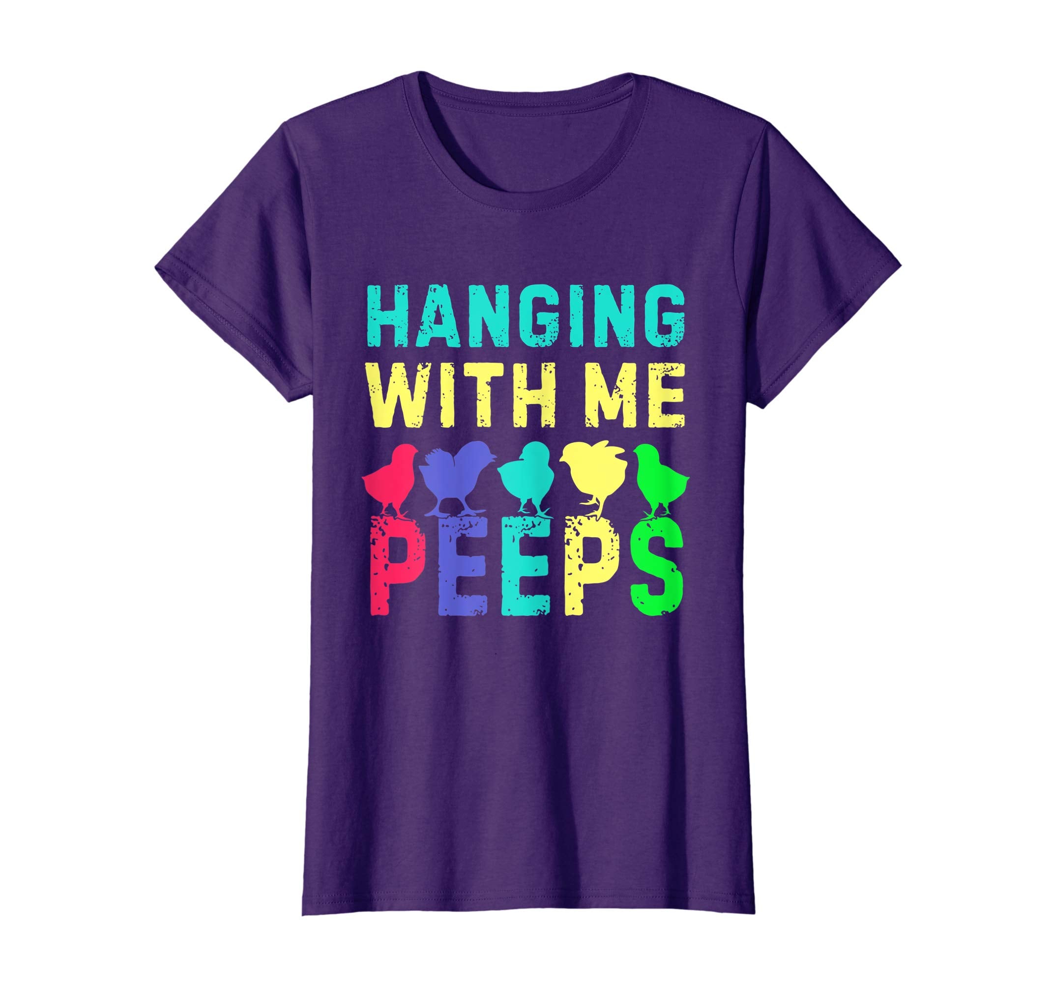 Hanging With My Peeps Happy Easter Kids Boys Girls T Shirt