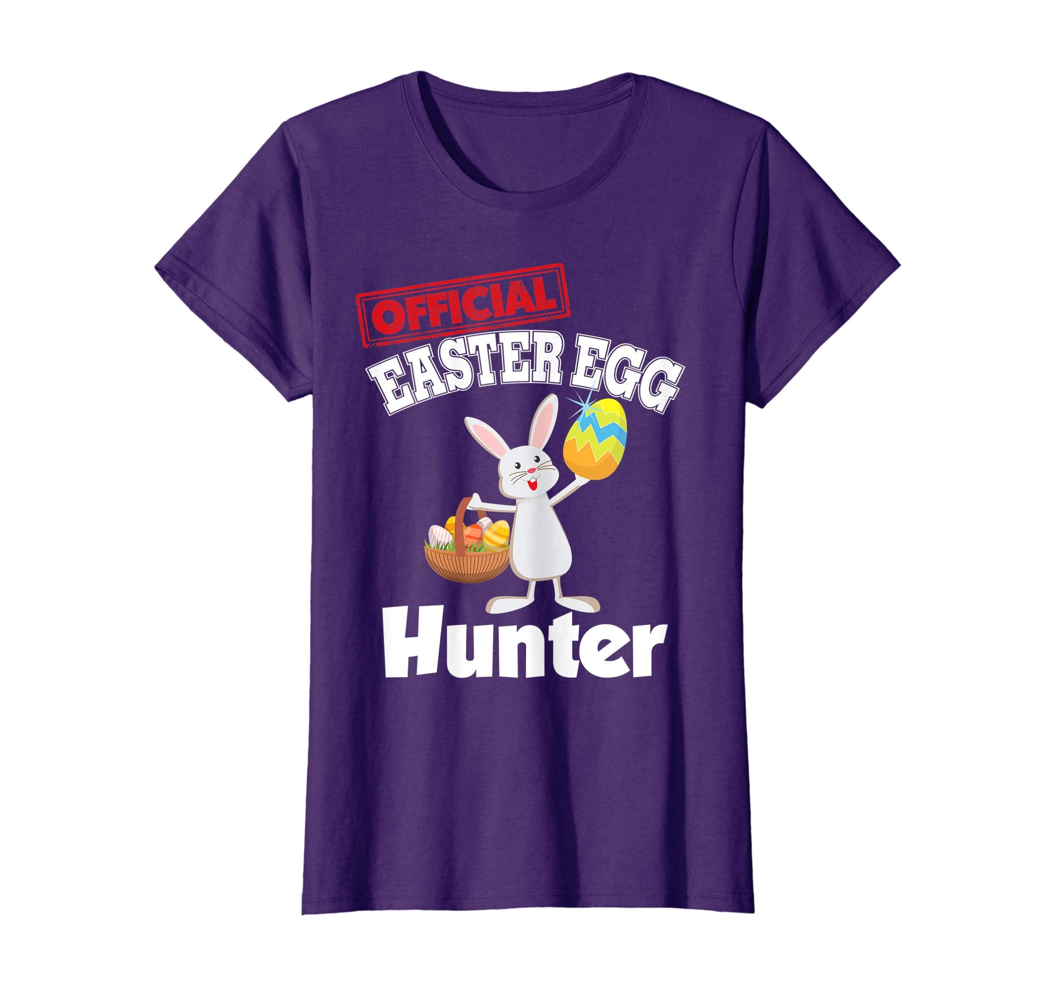 Official Easter Egg Hunter Bunny Eggs Basket T-Shirt Lovely