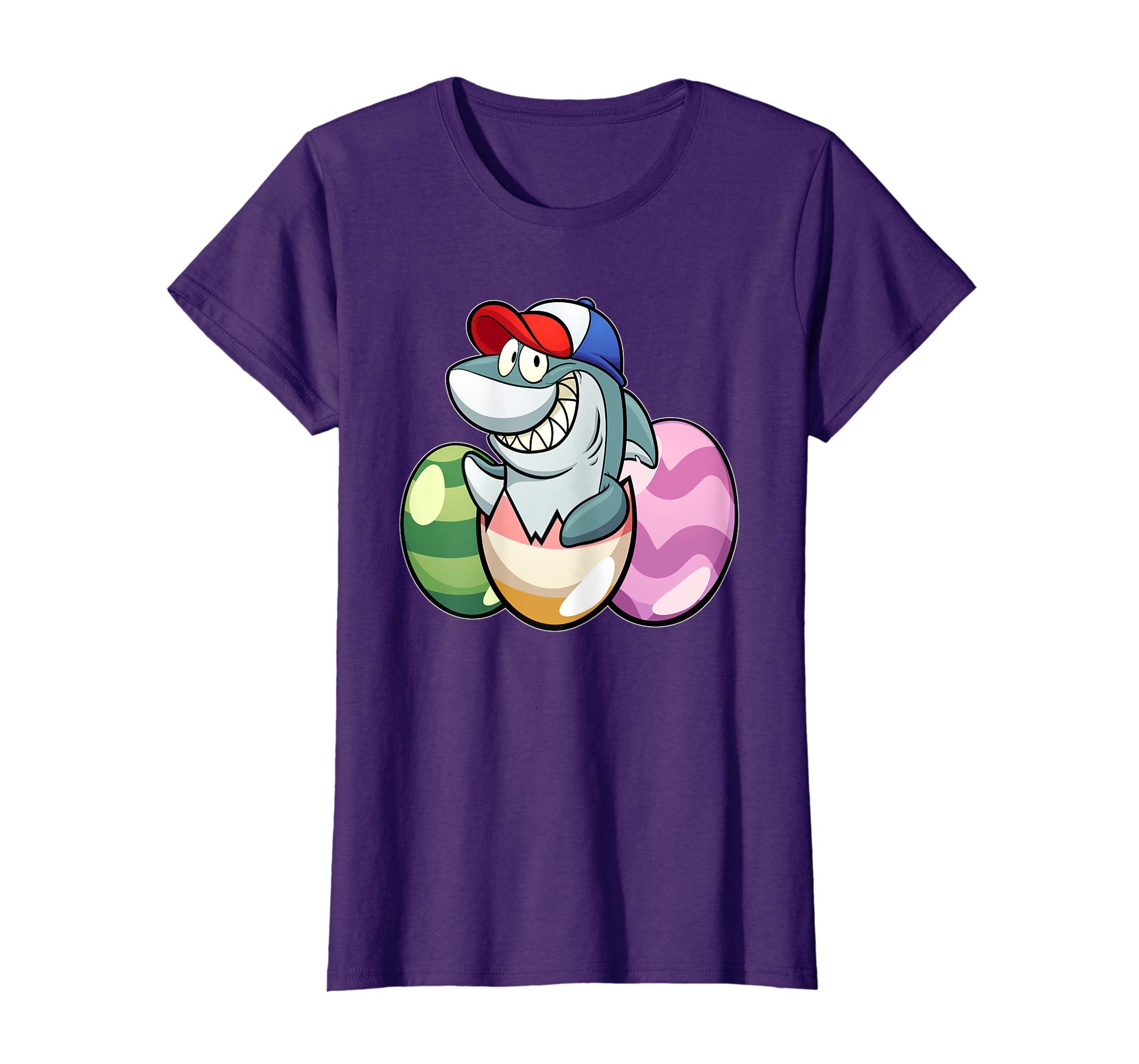 Easter Shirts For Kids Boys Girls Shark Shirt Easter Eggs