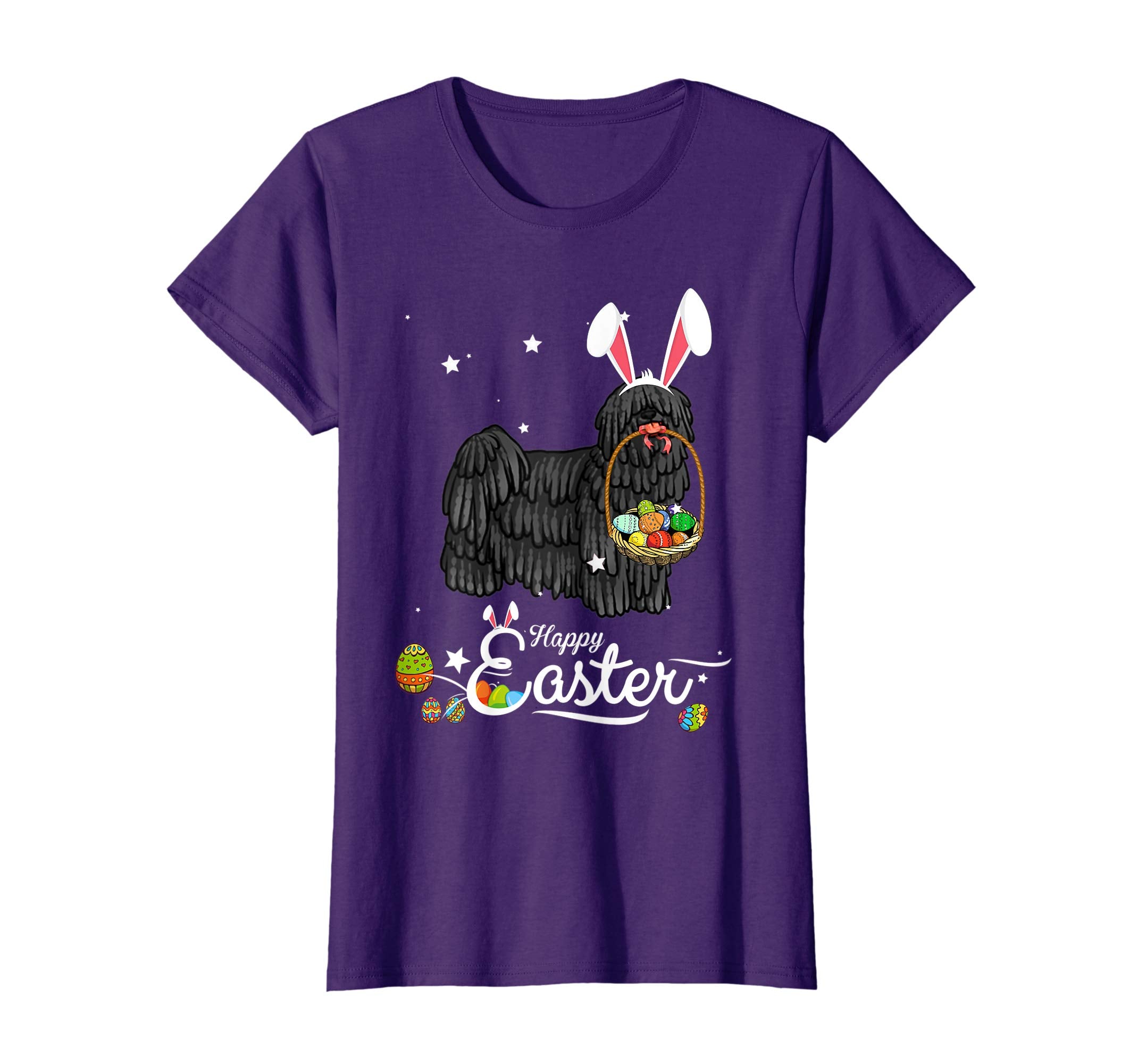 Puli Dog With Bunny Hat Easter Costume T Shirt