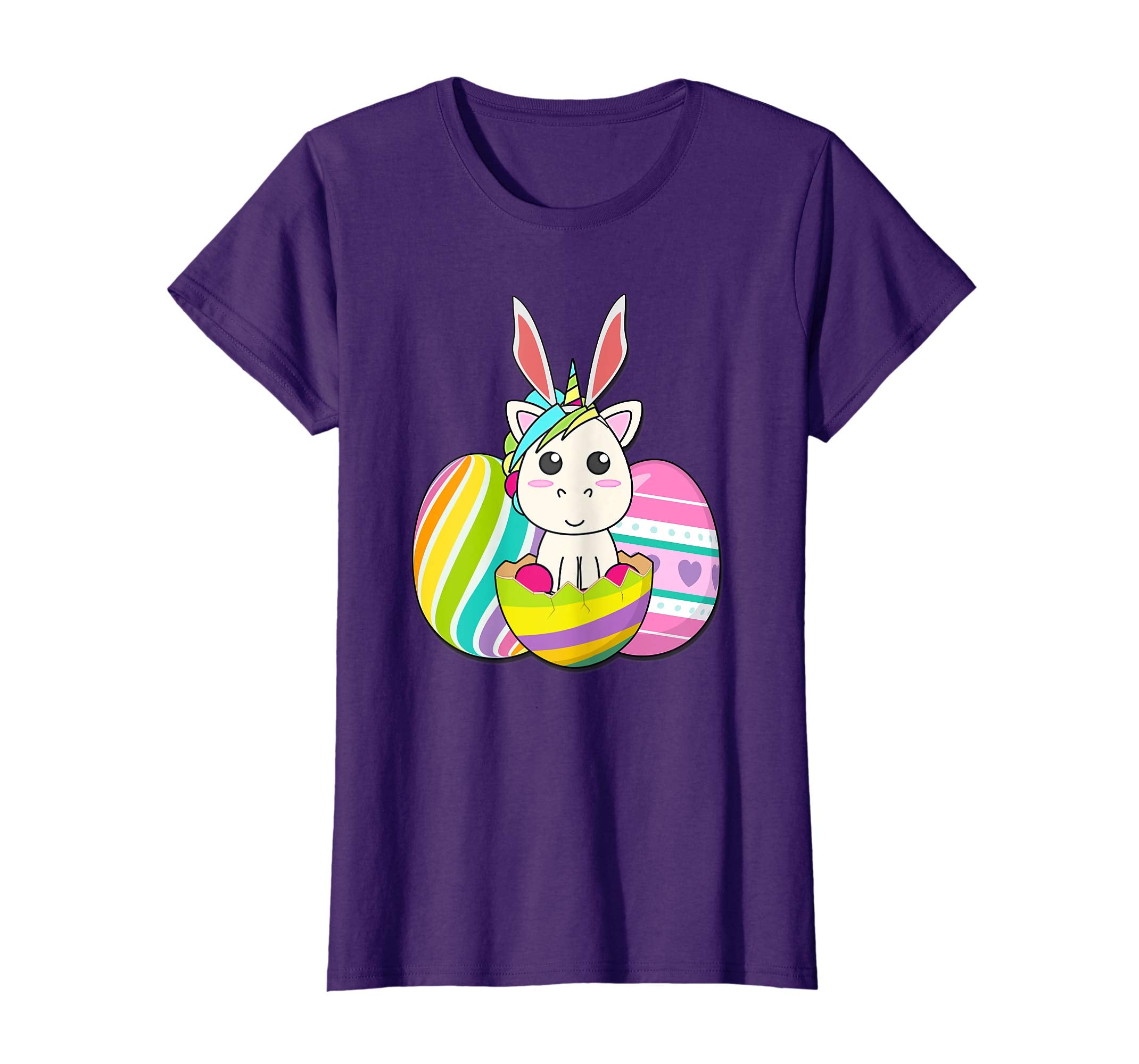 Happy Easter Eggs Bunny unicorn Funny TShirt for boy girl