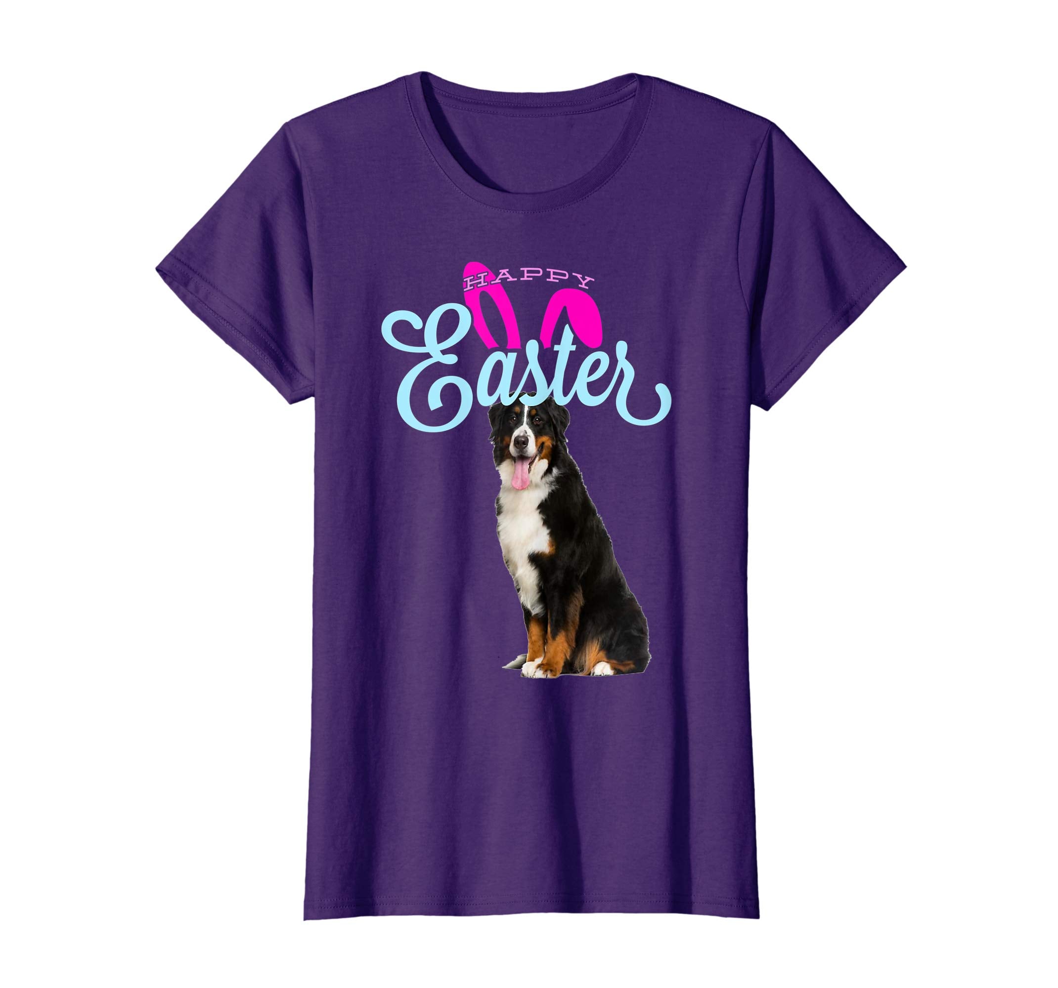 Easter Bunny Bernese Mountain Tshirt Dog Men Women Gift