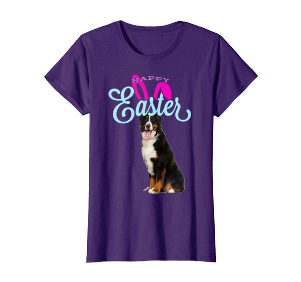 Easter Bunny Bernese Mountain Tshirt Dog Men Women Gift