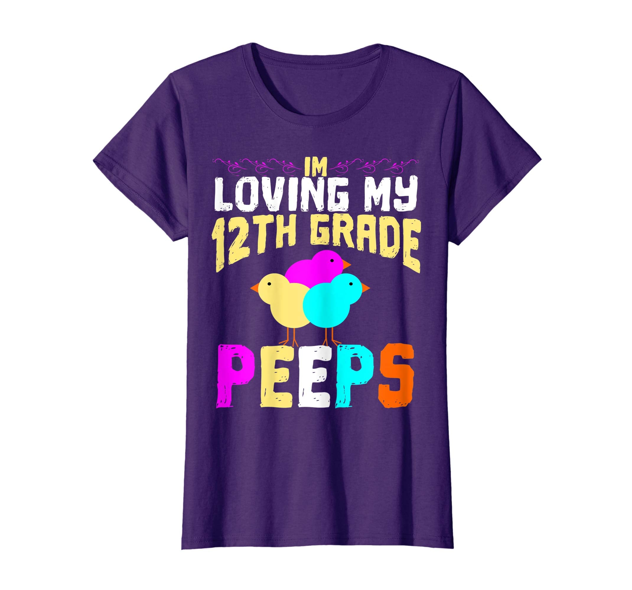 12th Grade Peeps Easter TShirt Teacher Gift