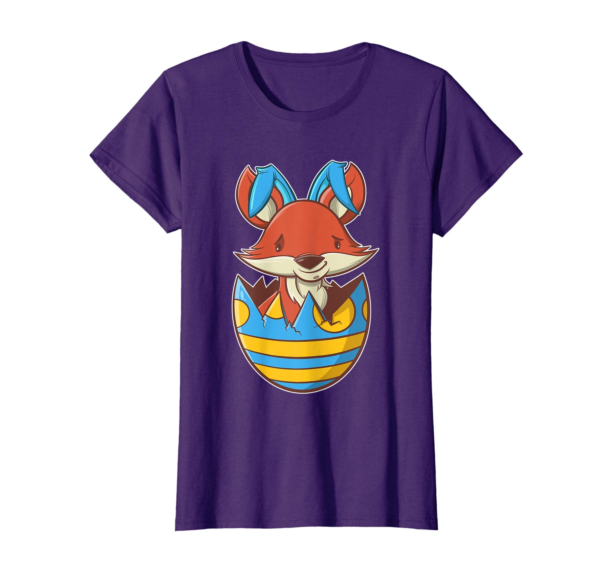Fox Bunny Easter T Shirt for Boys, Girls, &amp; Adults