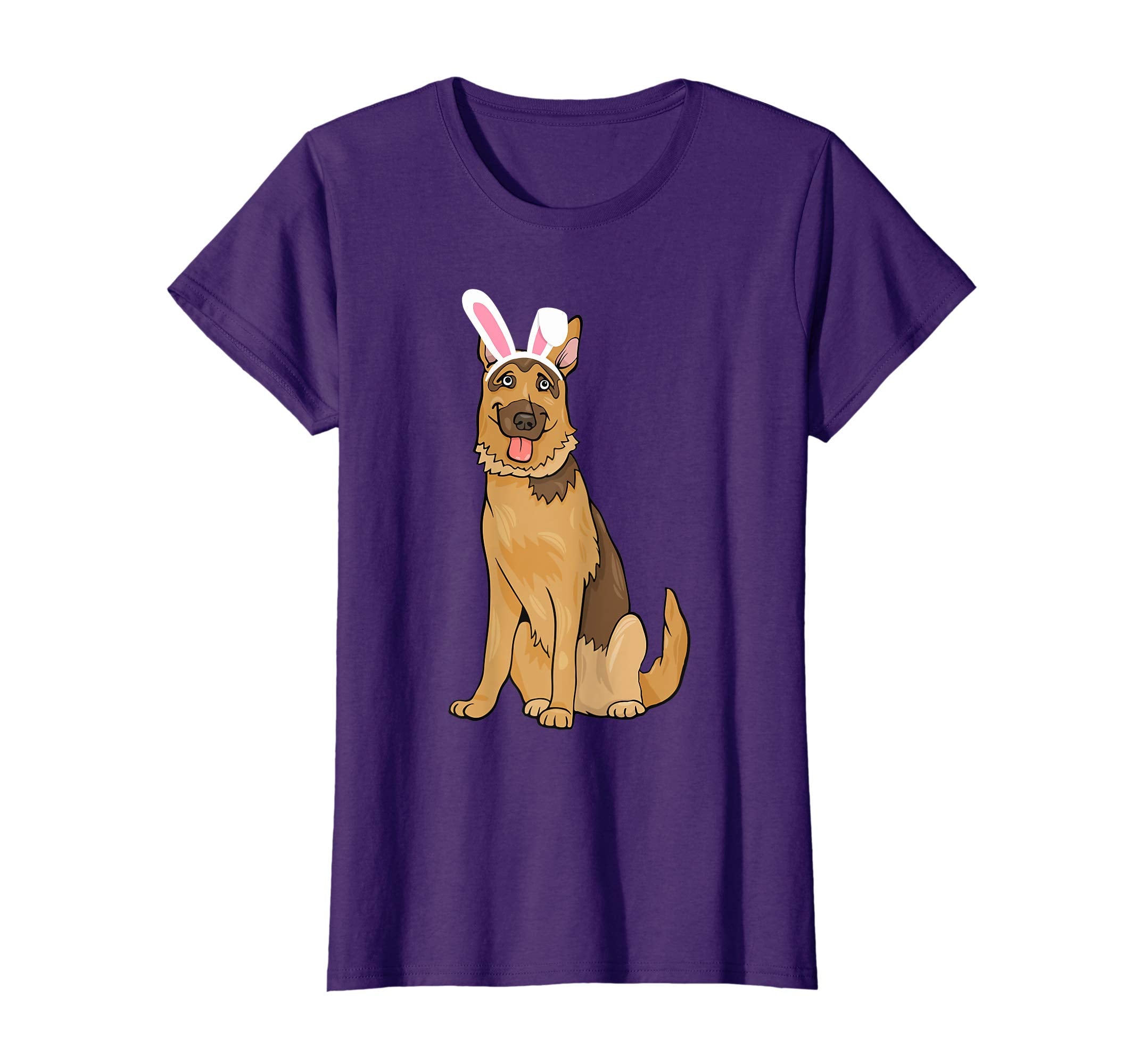 German Shepherd With Bunny Rabbit Hat Easter Happy Day Shirt