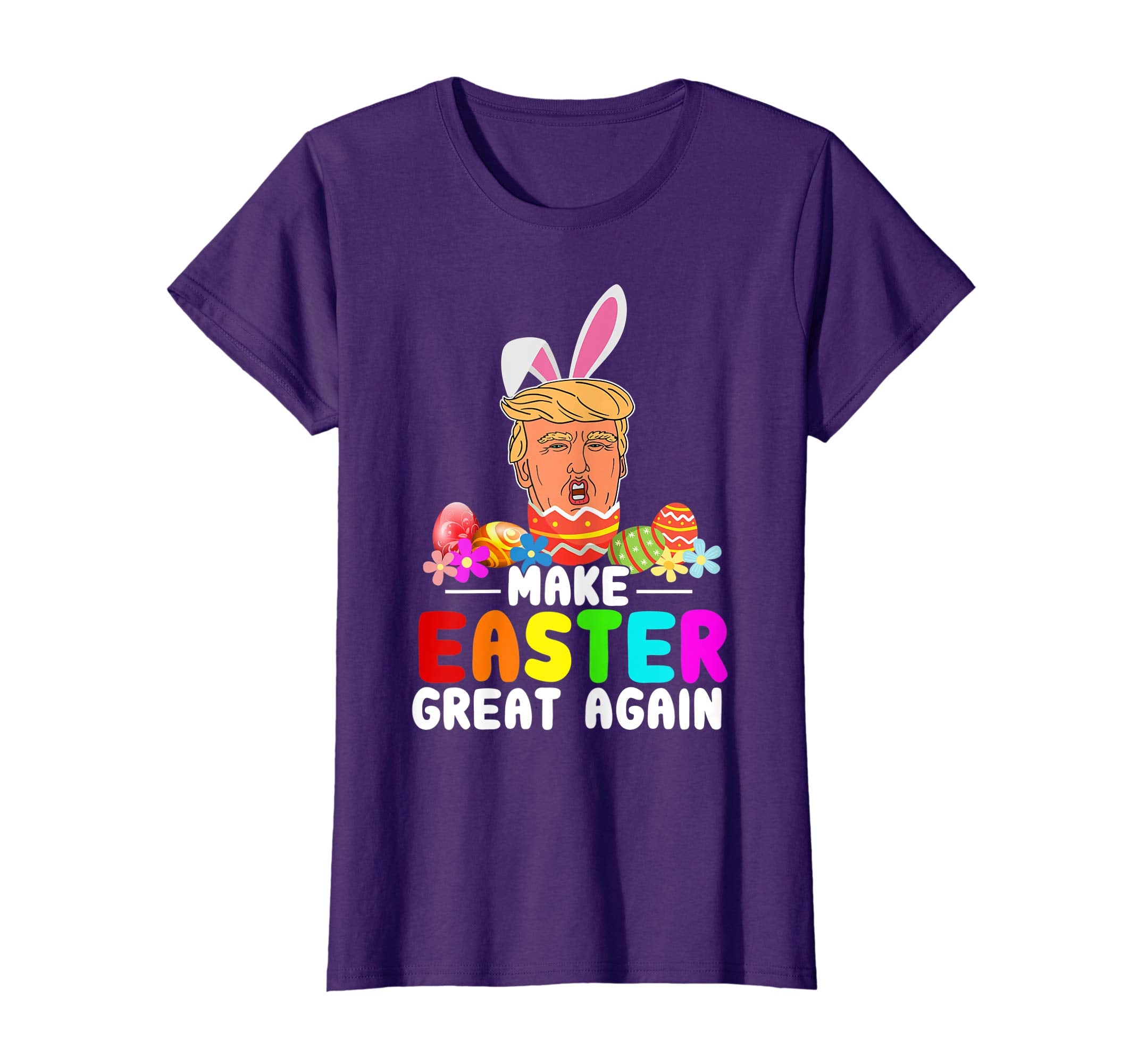 Funny Trump Make Easter Great Again T-Shirt Men Women Kids