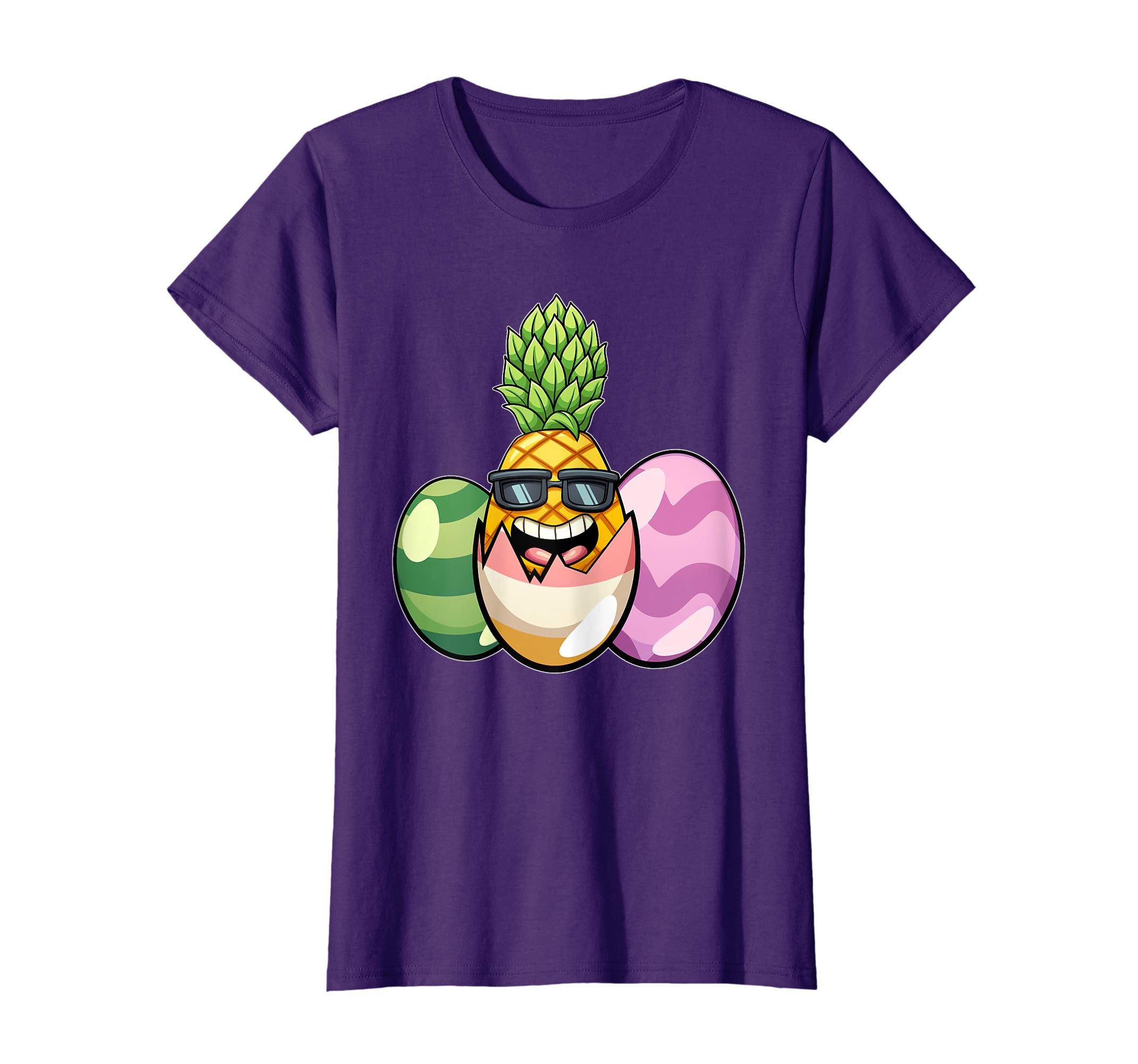 Easter Shirts For Kids Boys Pineapple Shirt Easter Eggs