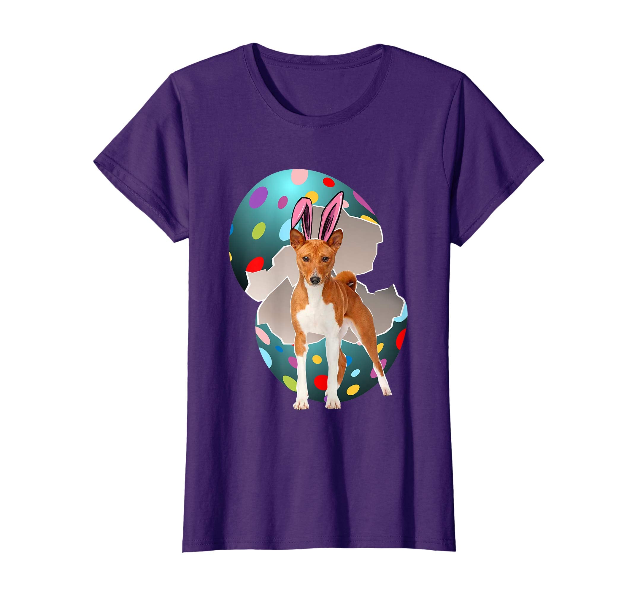 Basenji Dad Mom Easter Day Gift T shirt