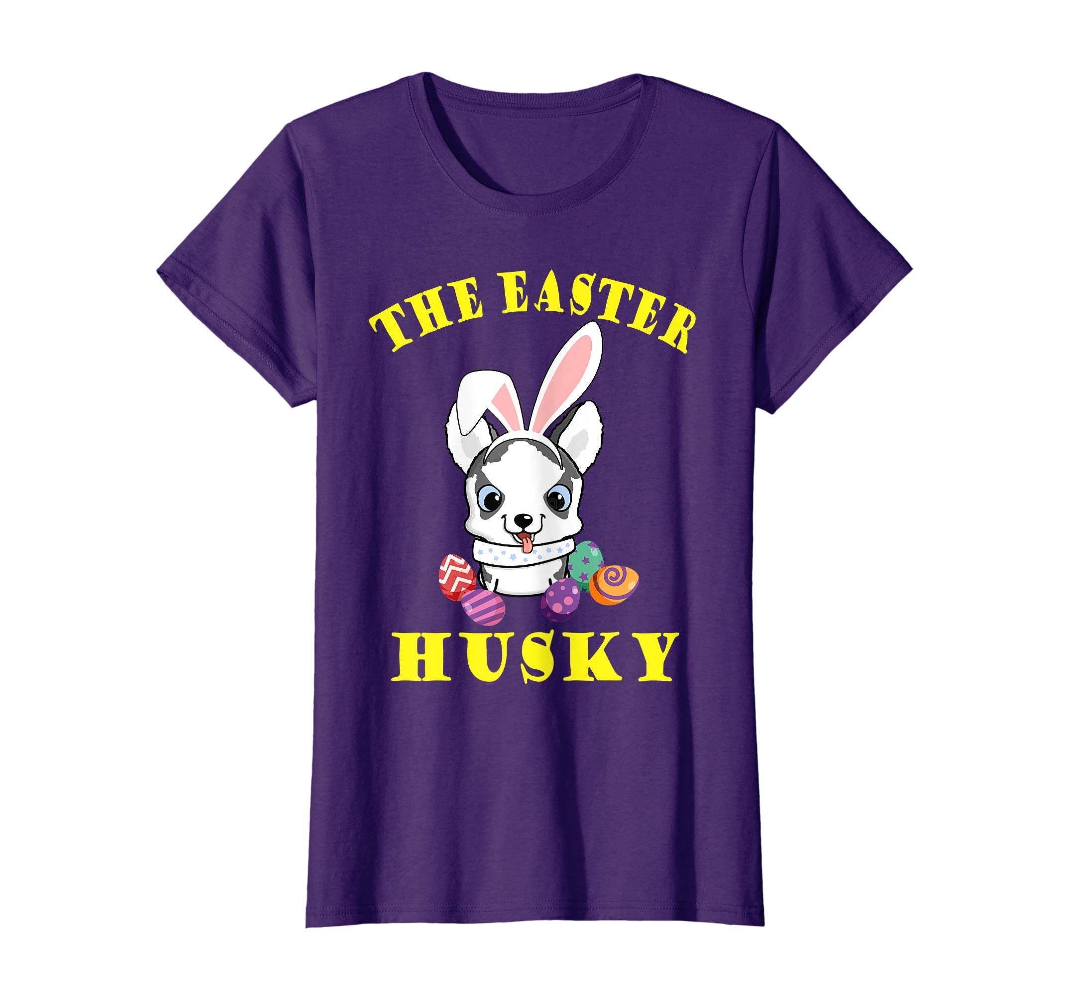 Husky Bunny Playing Easter Egg Shirt The Easter Husky Dog