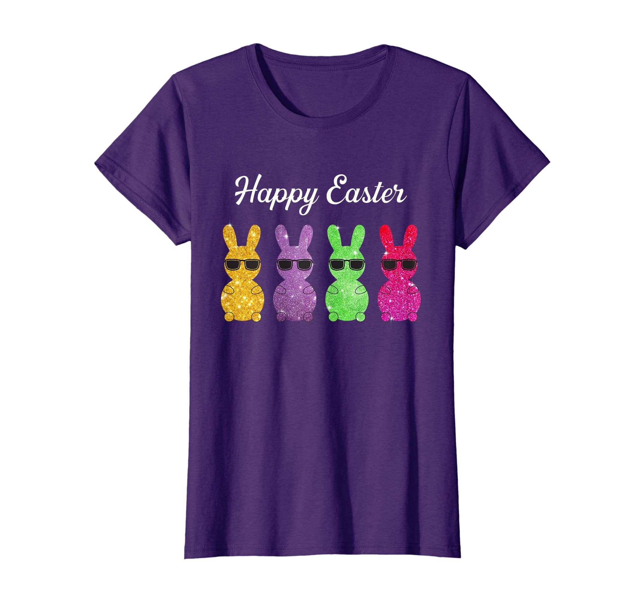 Happy Easter Real Bunny T Shirt Colorful Egg Hunt